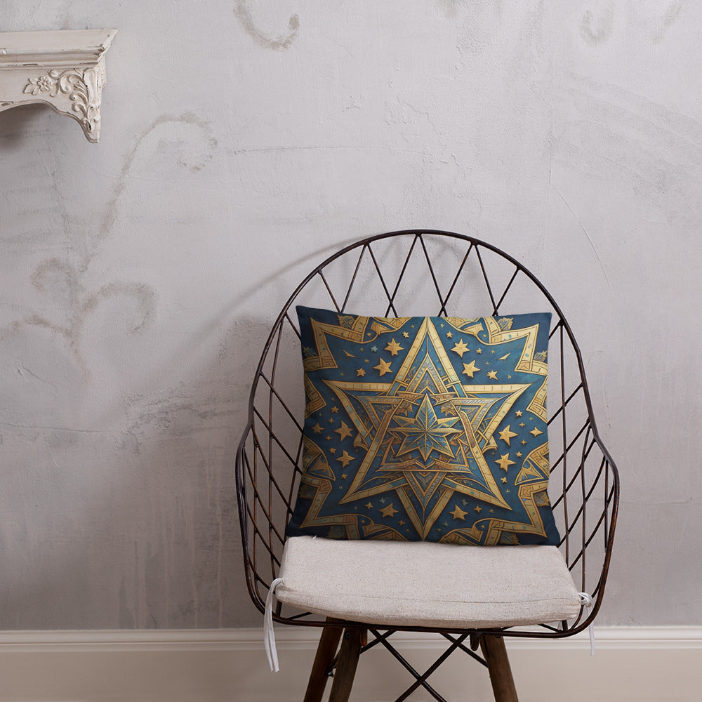 Vibrant Song | Star of David | Pillow Case