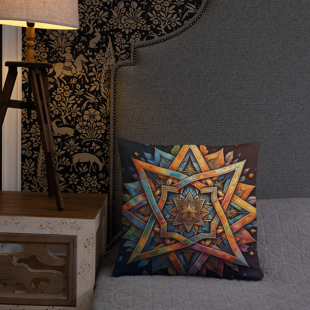 Vibrant Song | Star of David | Pillow Case