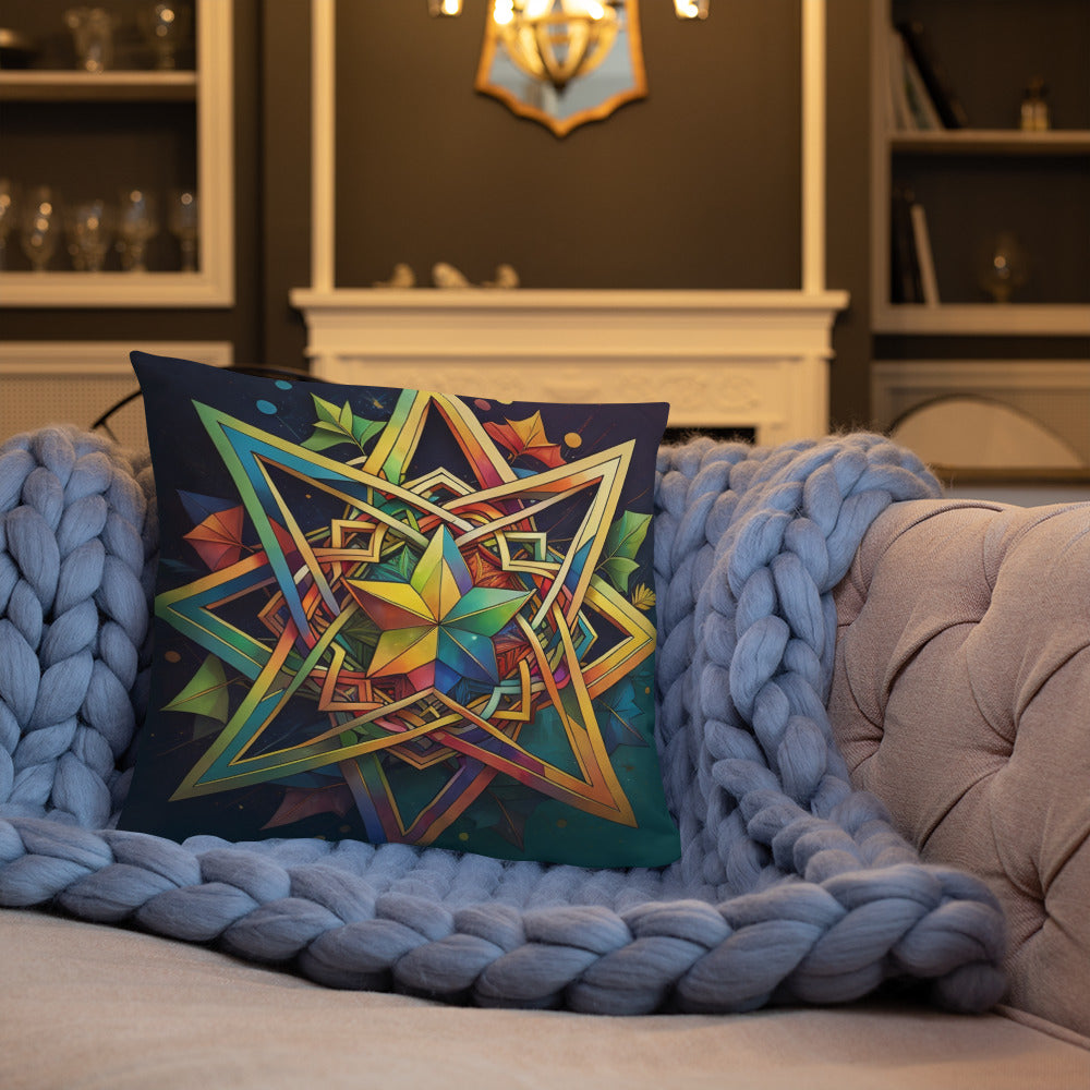Vibrant Song | Star of David | Pillow Case