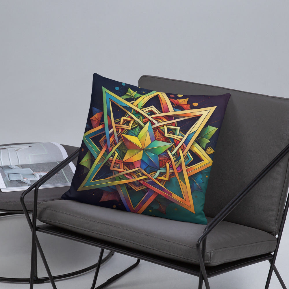 Vibrant Song | Star of David | Pillow Case