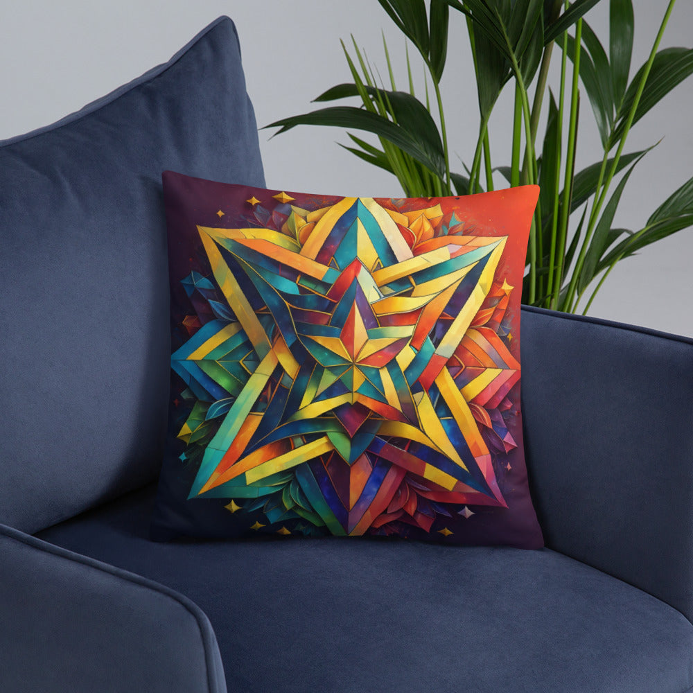 Vibrant Song | Star of David | Pillow Case