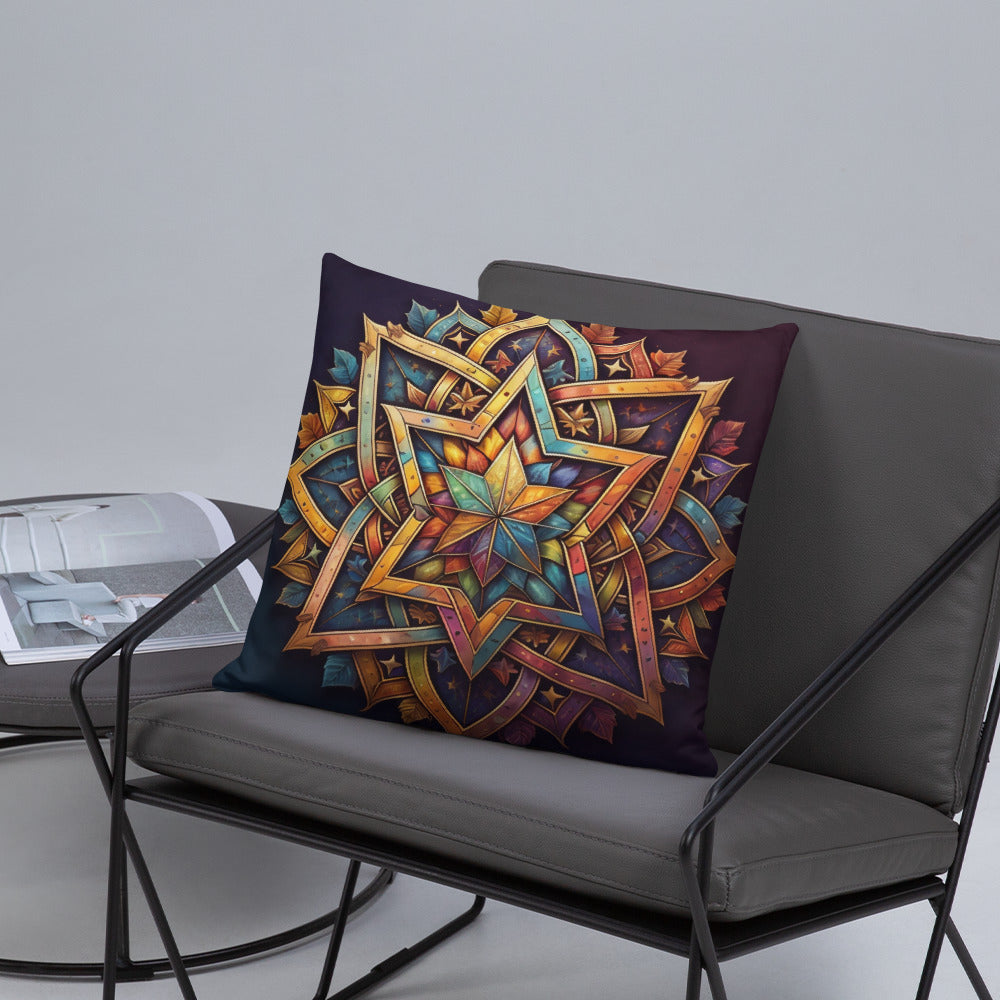 Vibrant Song | Star of David | Pillow Case
