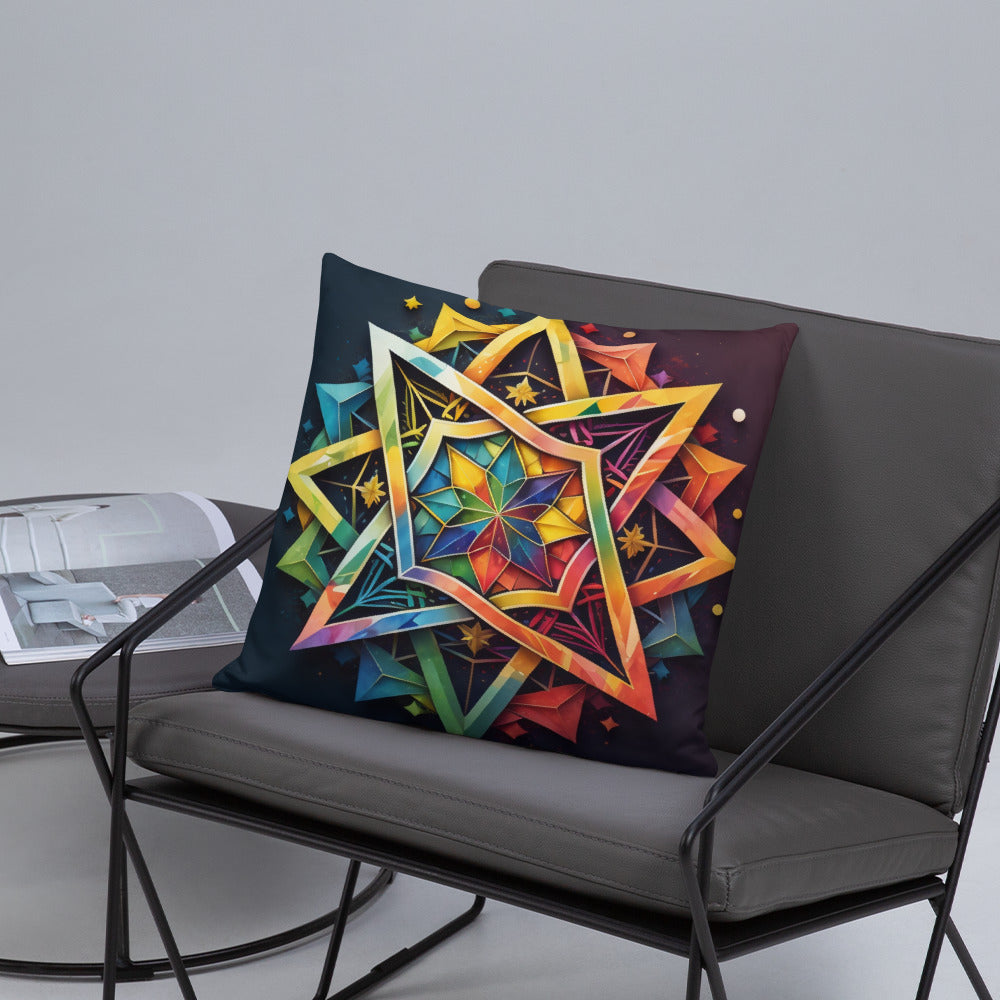 Vibrant Song | Star of David | Pillow Case