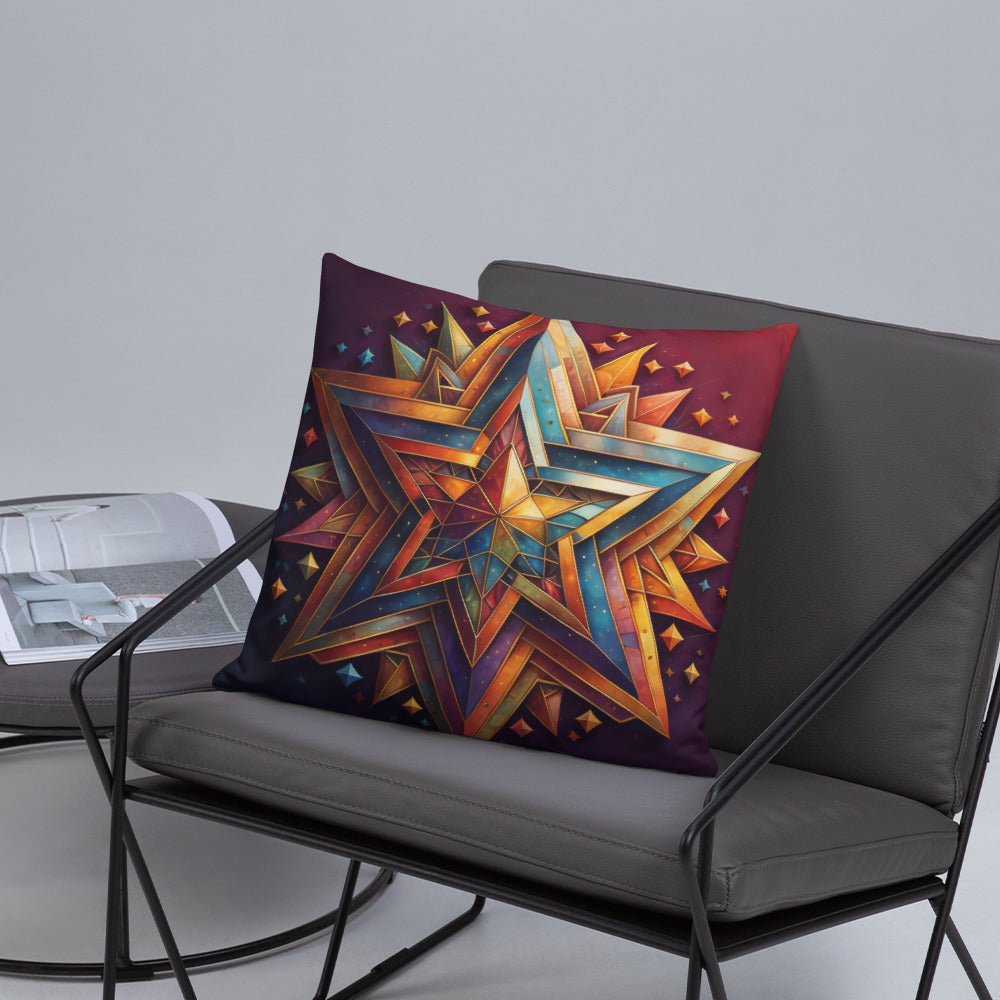 Vibrant Song | Star of David | Pillow Case