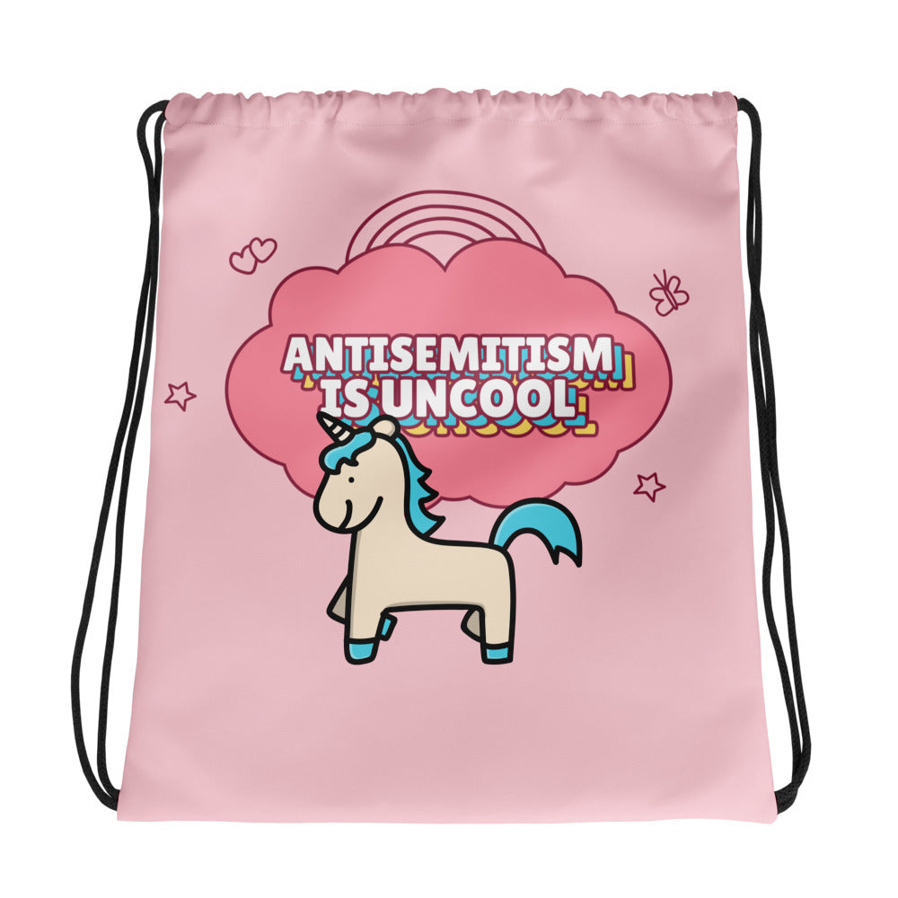 Unicorn Antisemitism Is Uncool | Drawstring Bag
