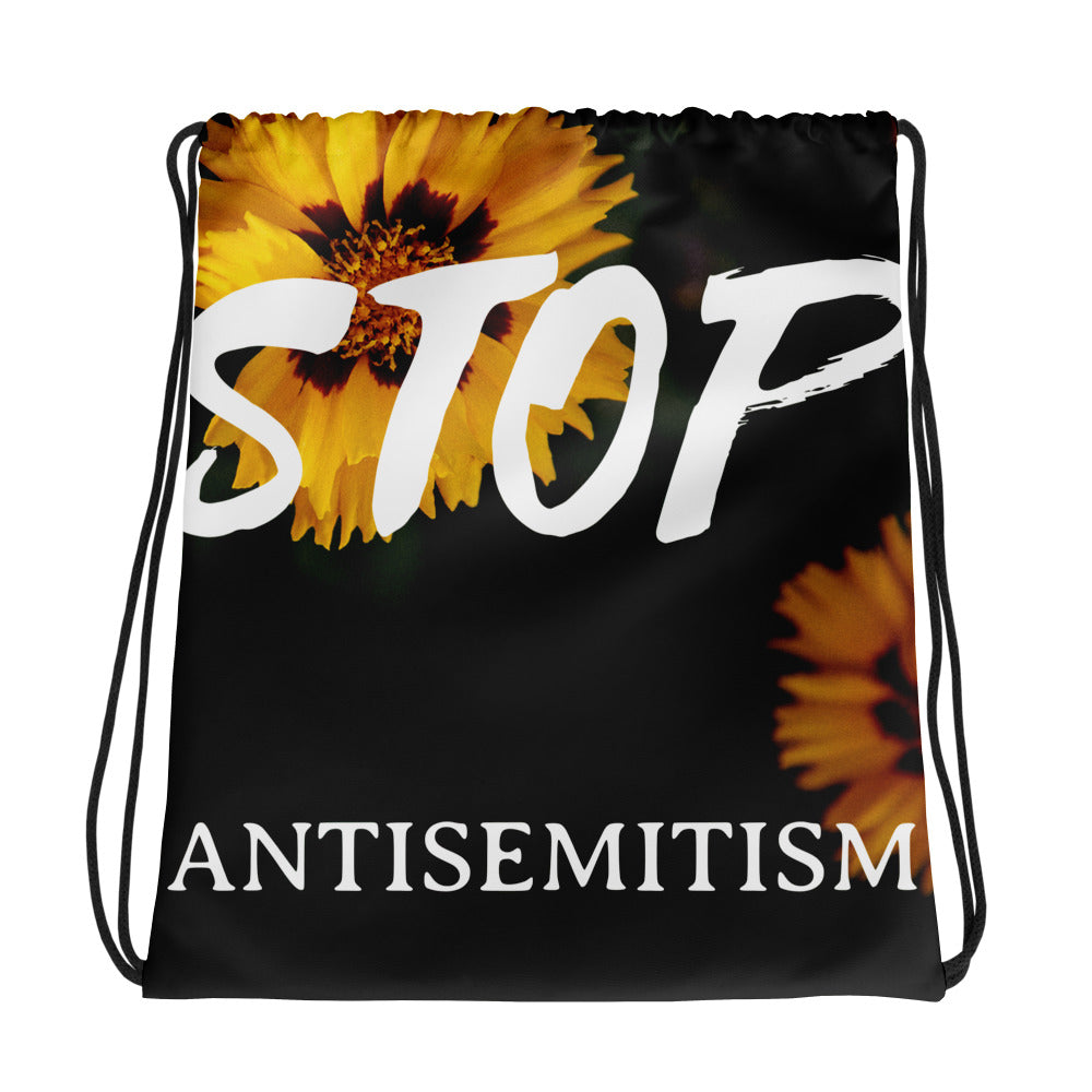 Flower Power | Antisemitism | Drawstring Bag