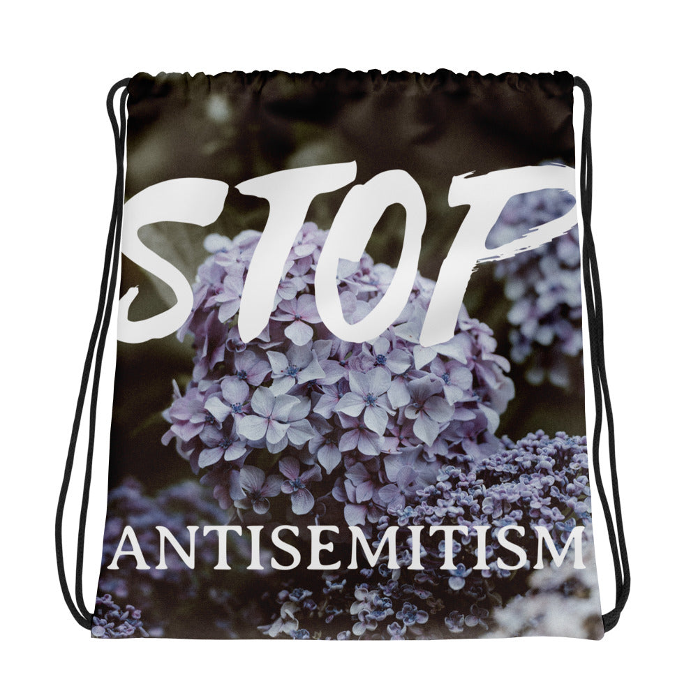 Flower Power | Antisemitism | Drawstring Bag