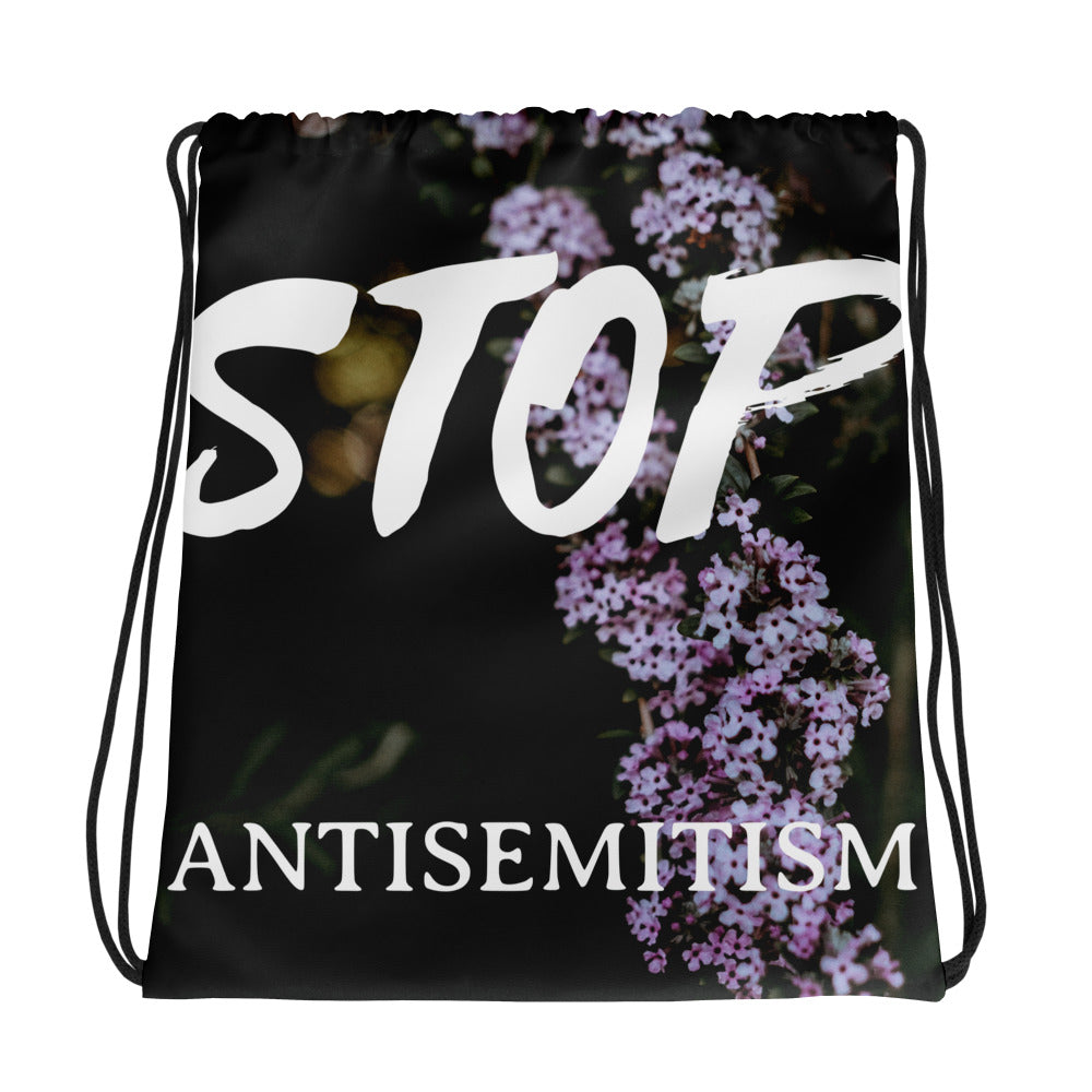Flower Power | Antisemitism | Drawstring Bag
