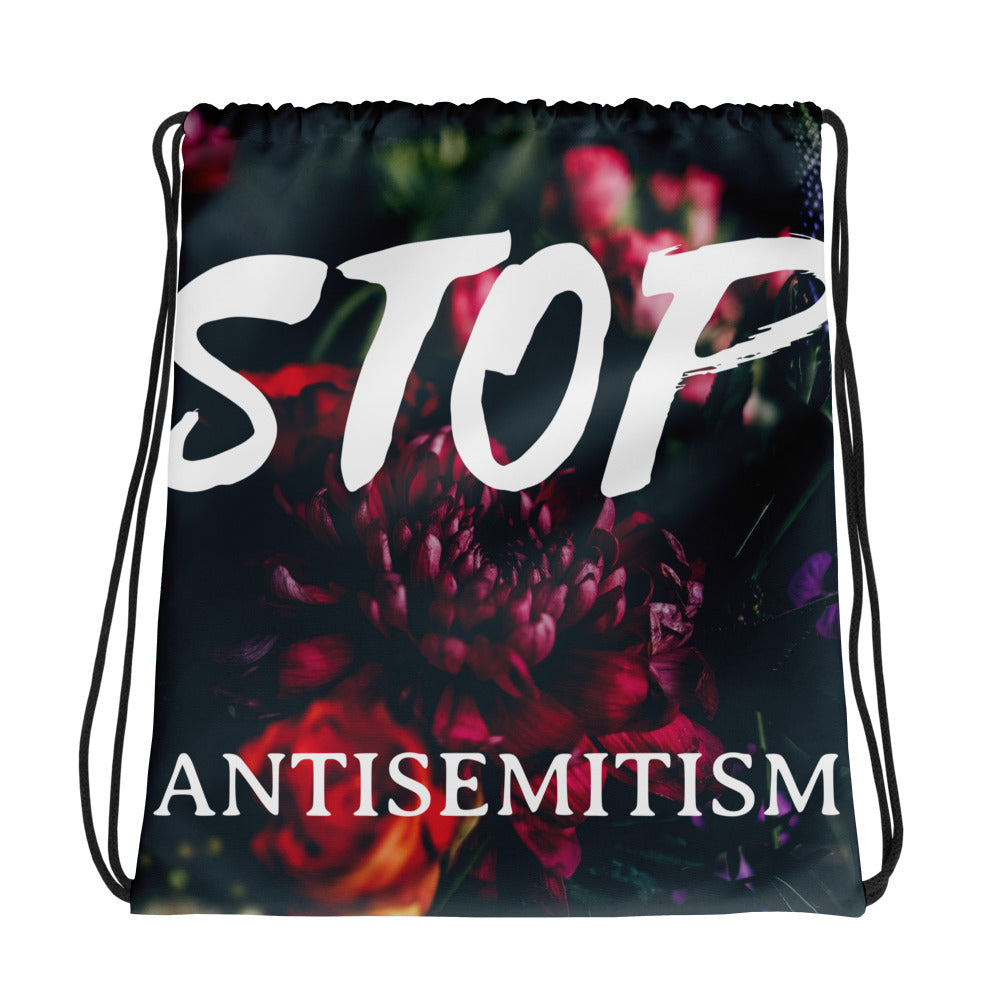 Flower Power | Antisemitism | Drawstring Bag