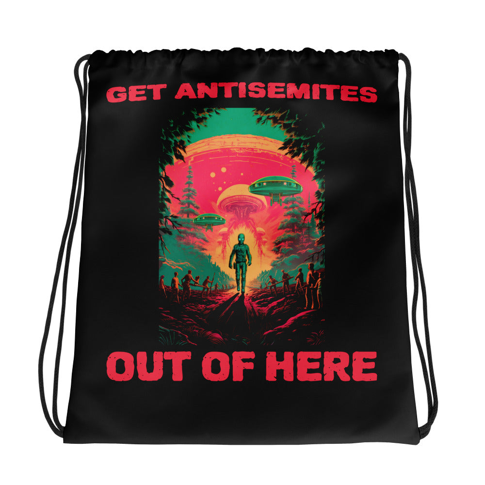 Get Alien Out | Antisemitism | Drawstring Bag