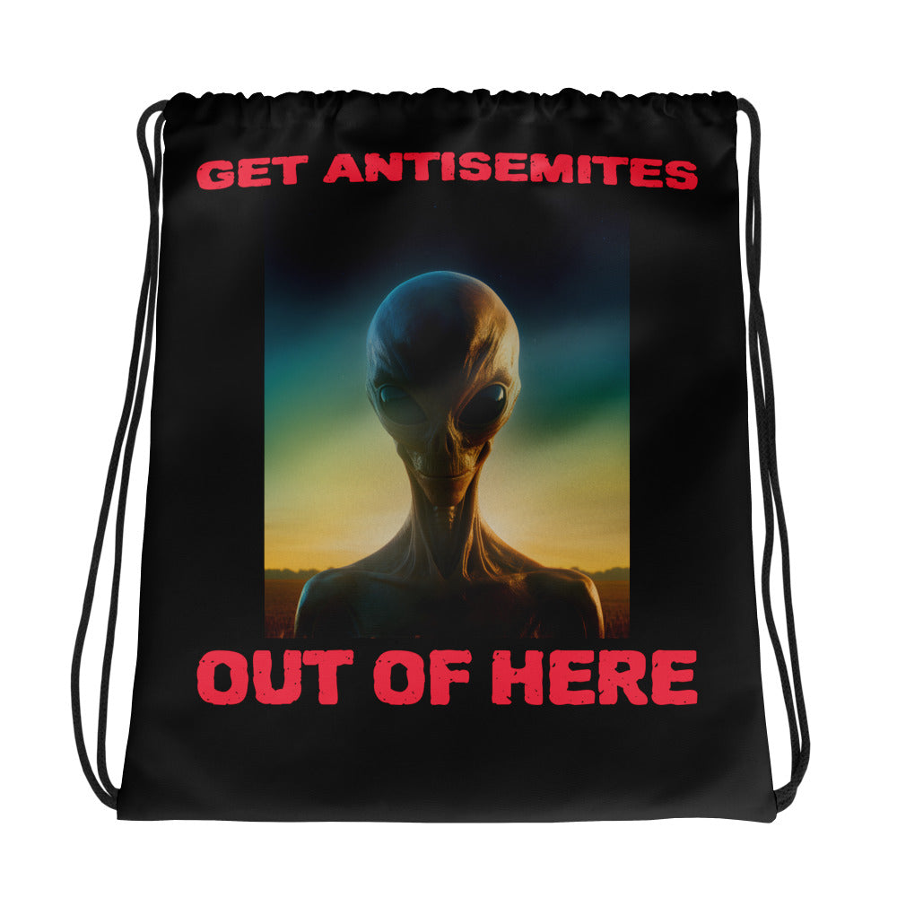 Get Alien Out | Antisemitism | Drawstring Bag