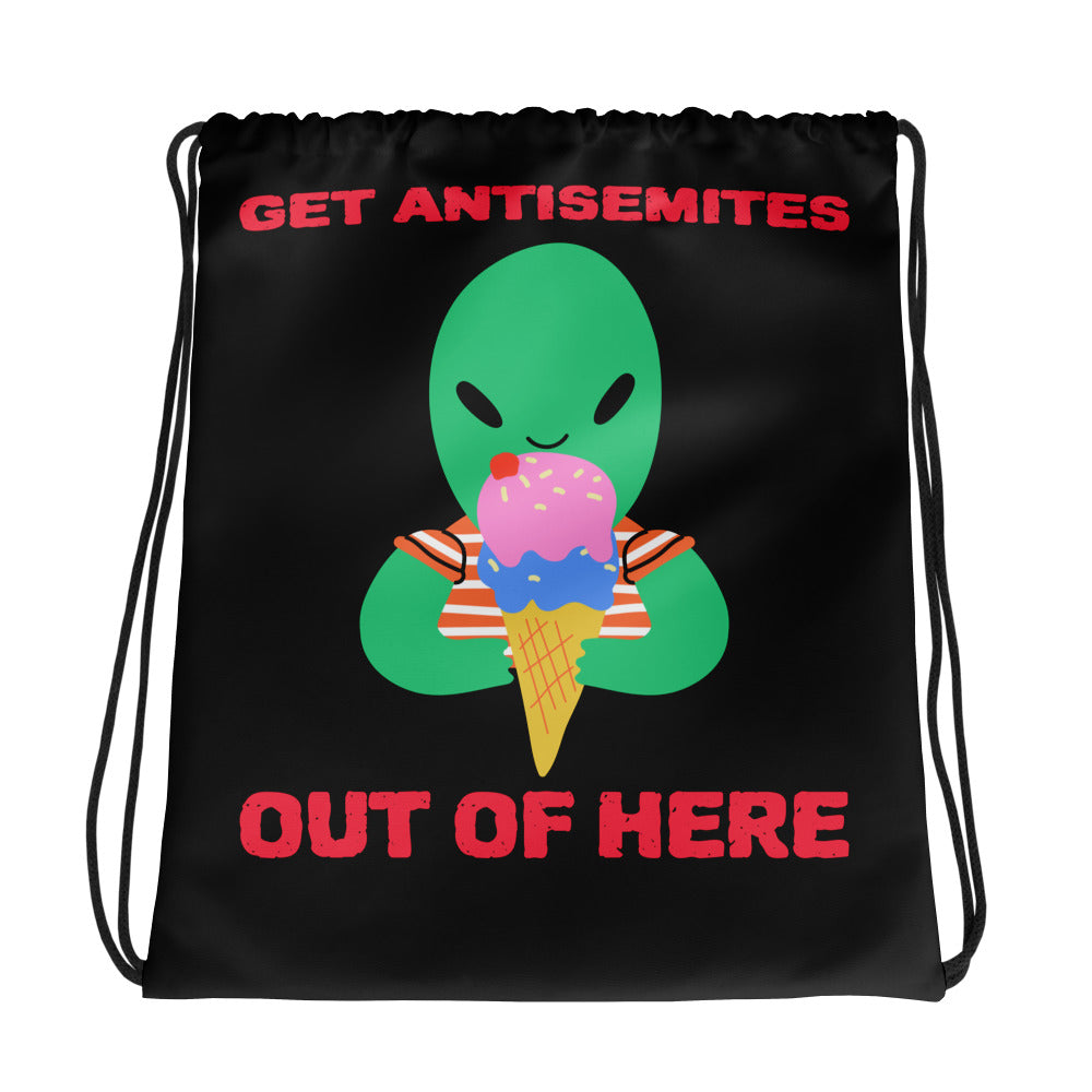 Get Alien Out | Antisemitism | Drawstring Bag