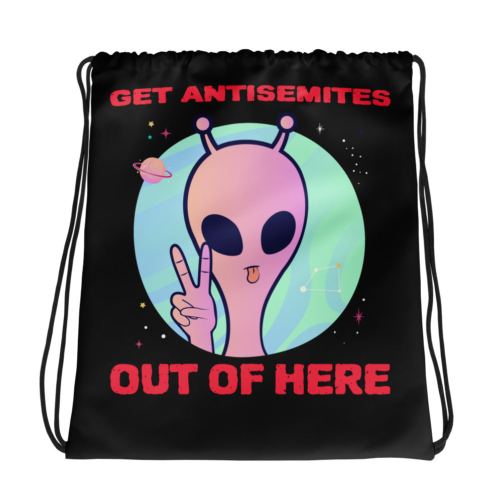 Get Alien Out | Antisemitism | Drawstring Bag