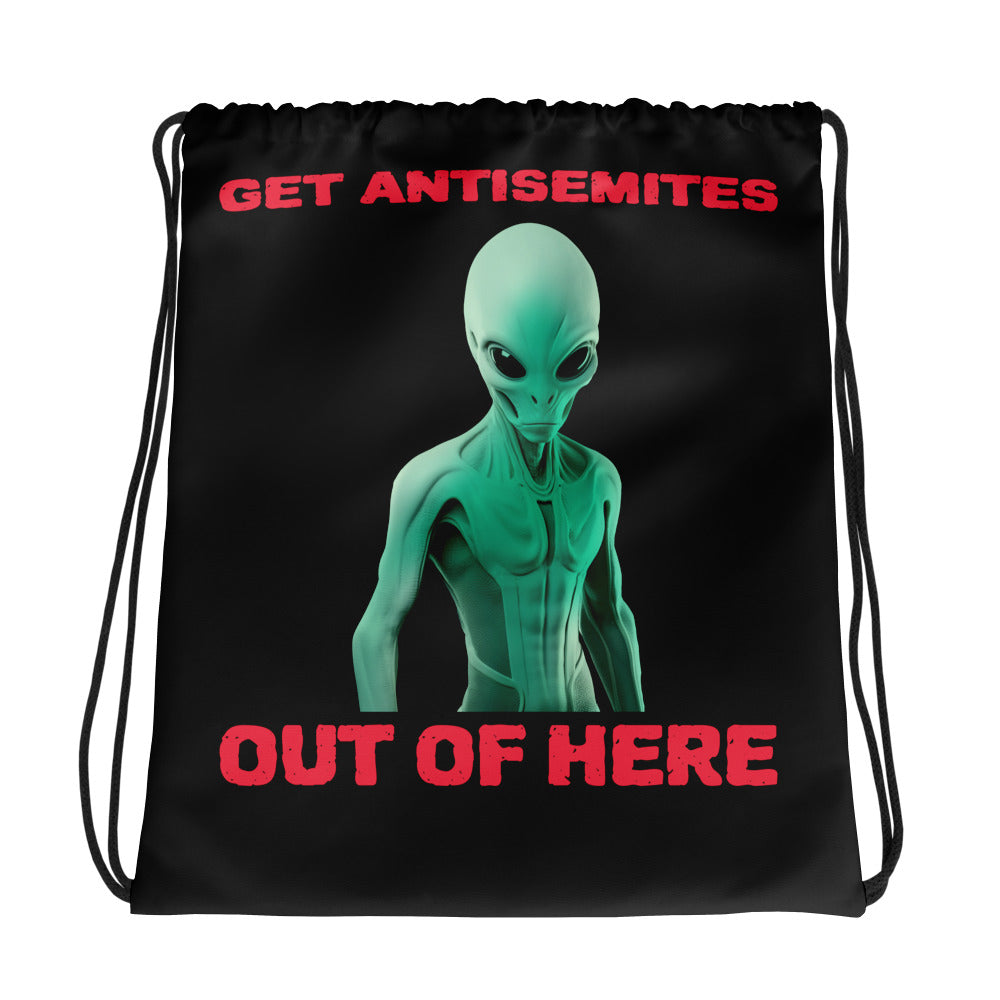 Get Alien Out | Antisemitism | Drawstring Bag
