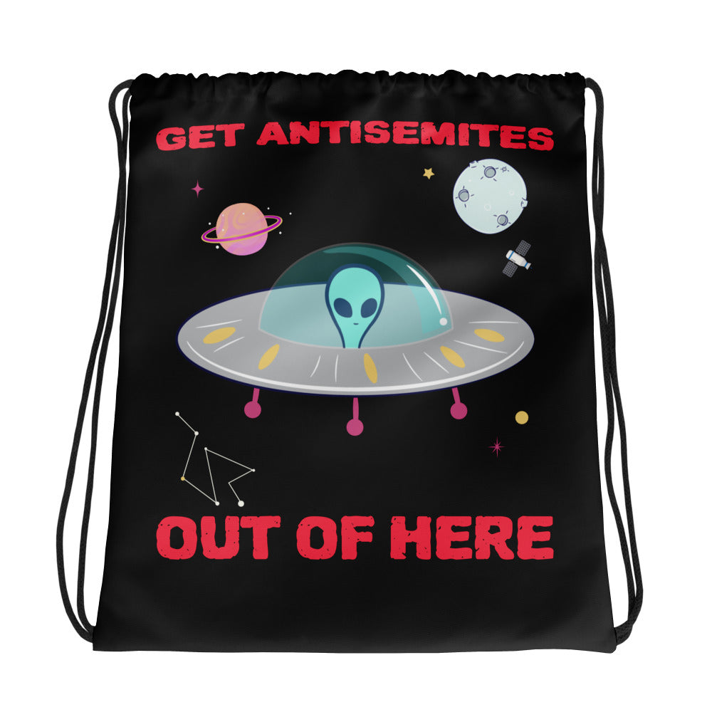 Get Alien Out | Antisemitism | Drawstring Bag