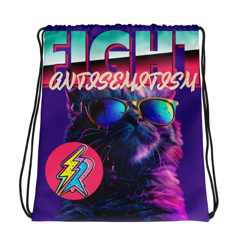 Retro Neon Animal | Drawstring Bag