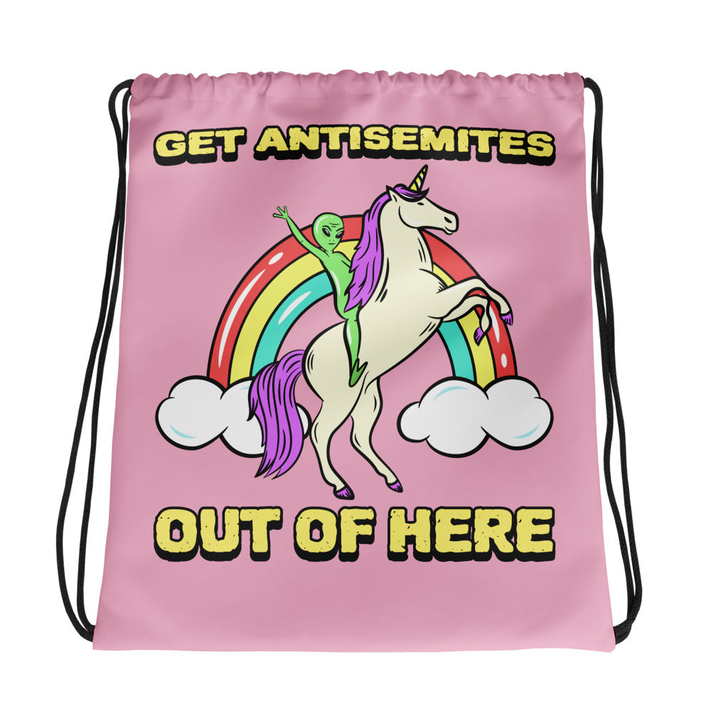 Get Alien Out | Pink Edition | Drawstring Bag