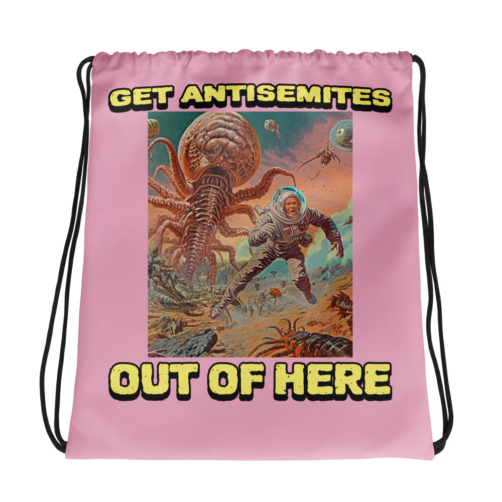 Get Alien Out | Pink Edition | Drawstring Bag