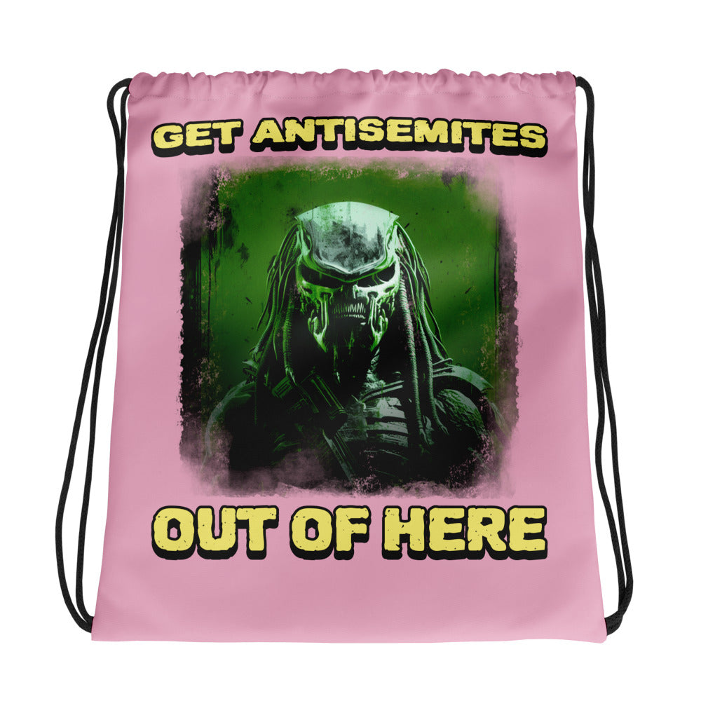 Get Alien Out | Pink Edition | Drawstring Bag