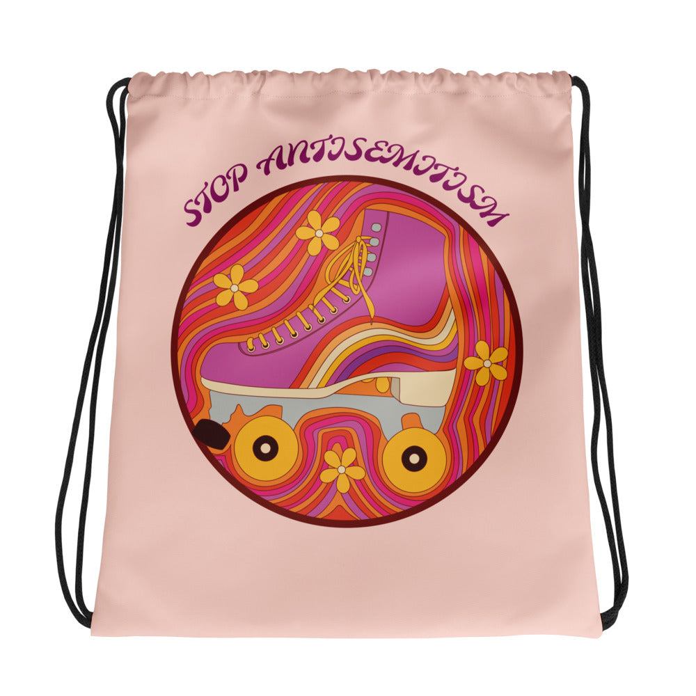 Retro Circle Of Life | Antisemitism | Drawstring Bag