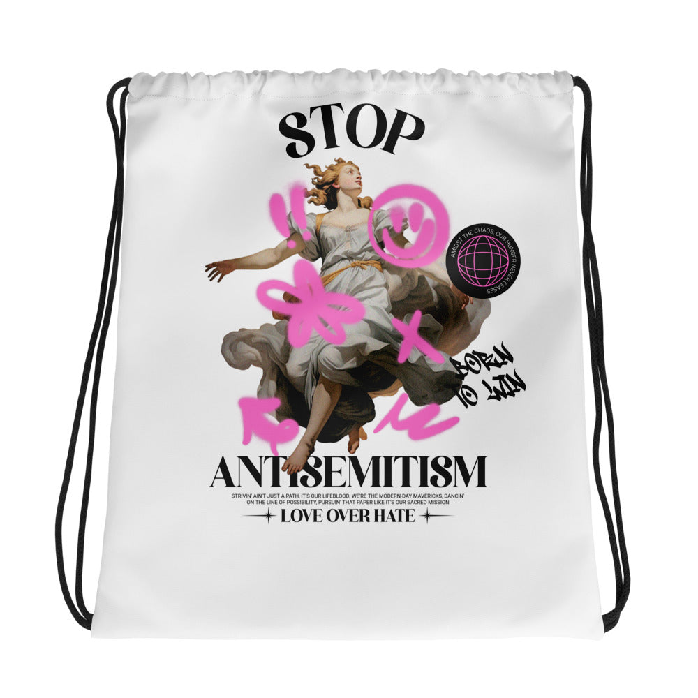 Classic Graffiti Fusion | Antisemitism | Drawstring Bag