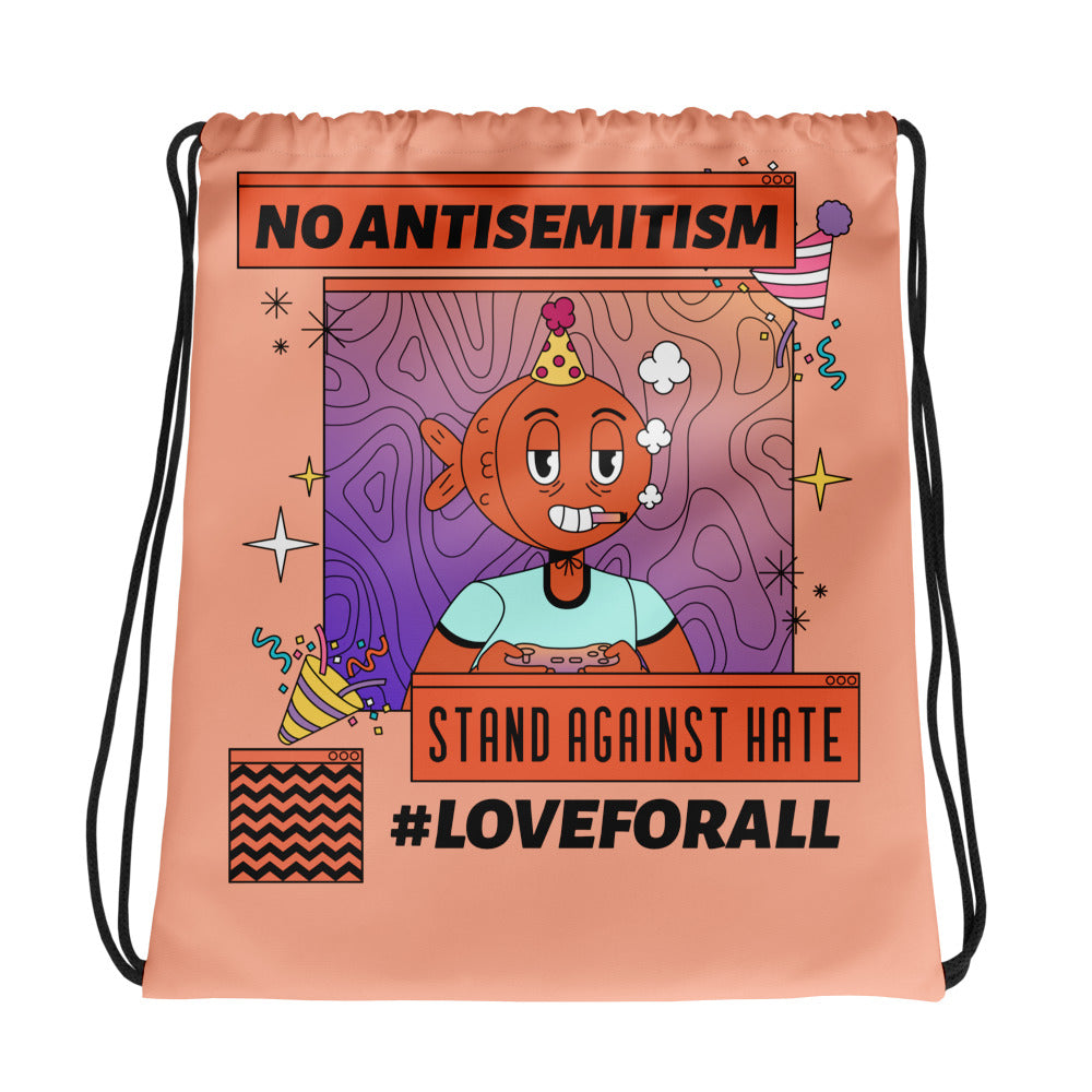 No Antisemitism Party | Drawstring Bag