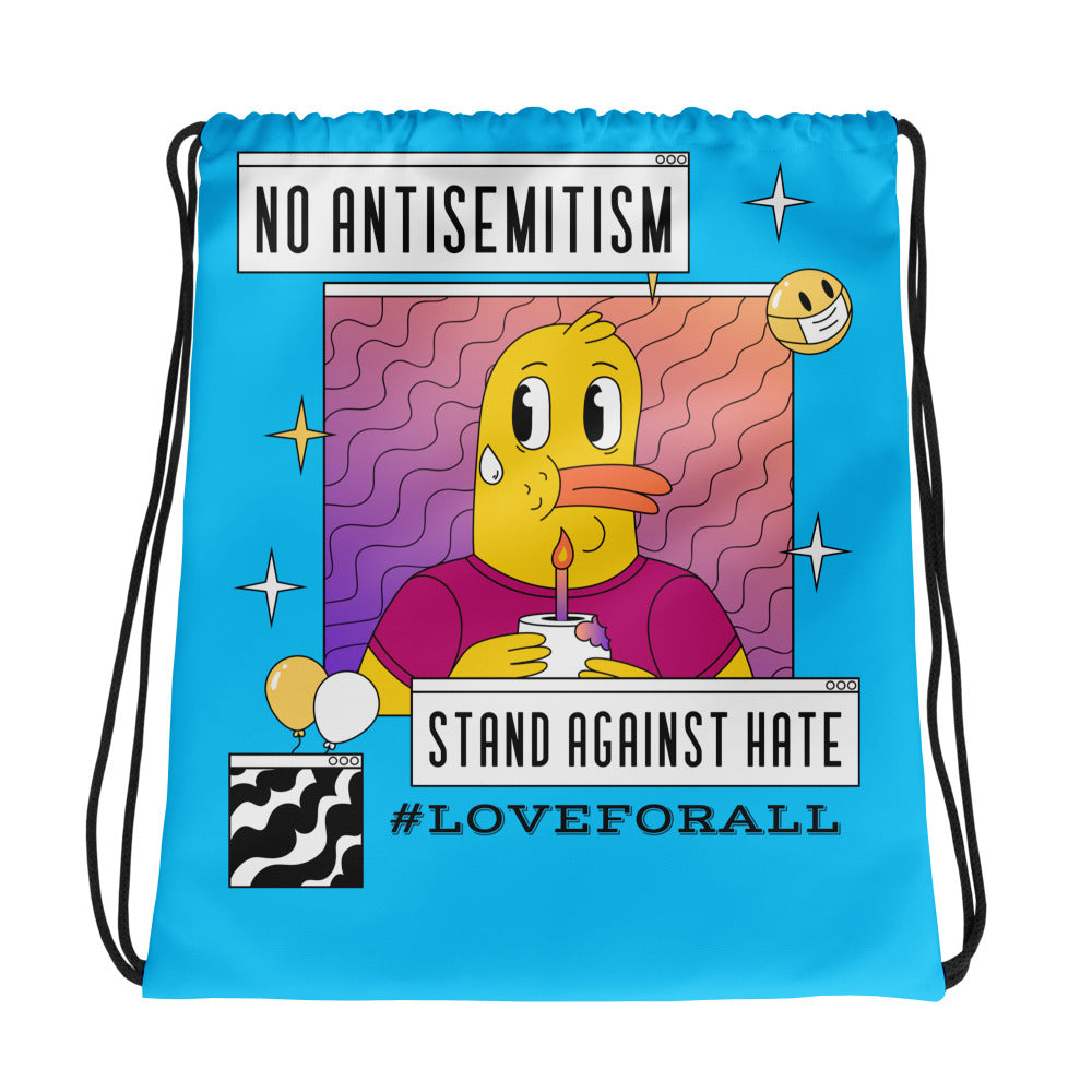 No Antisemitism Party | Drawstring Bag