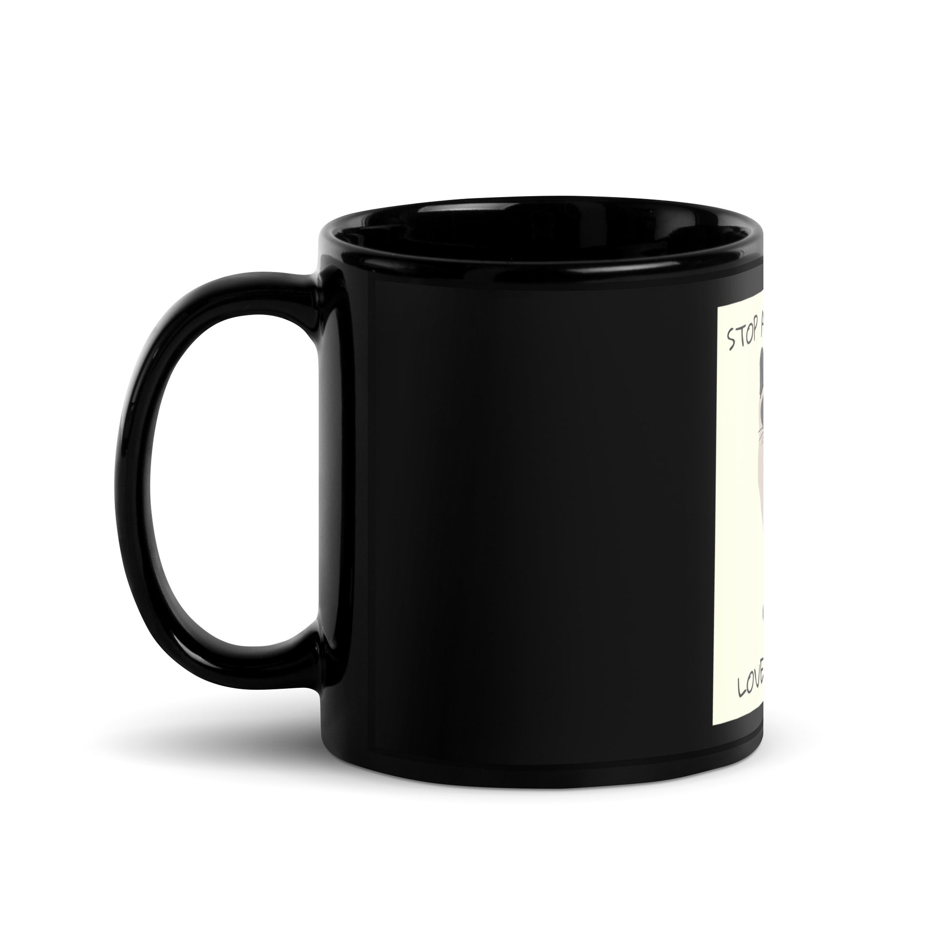 All In For Jews | Black Glossy Mug
