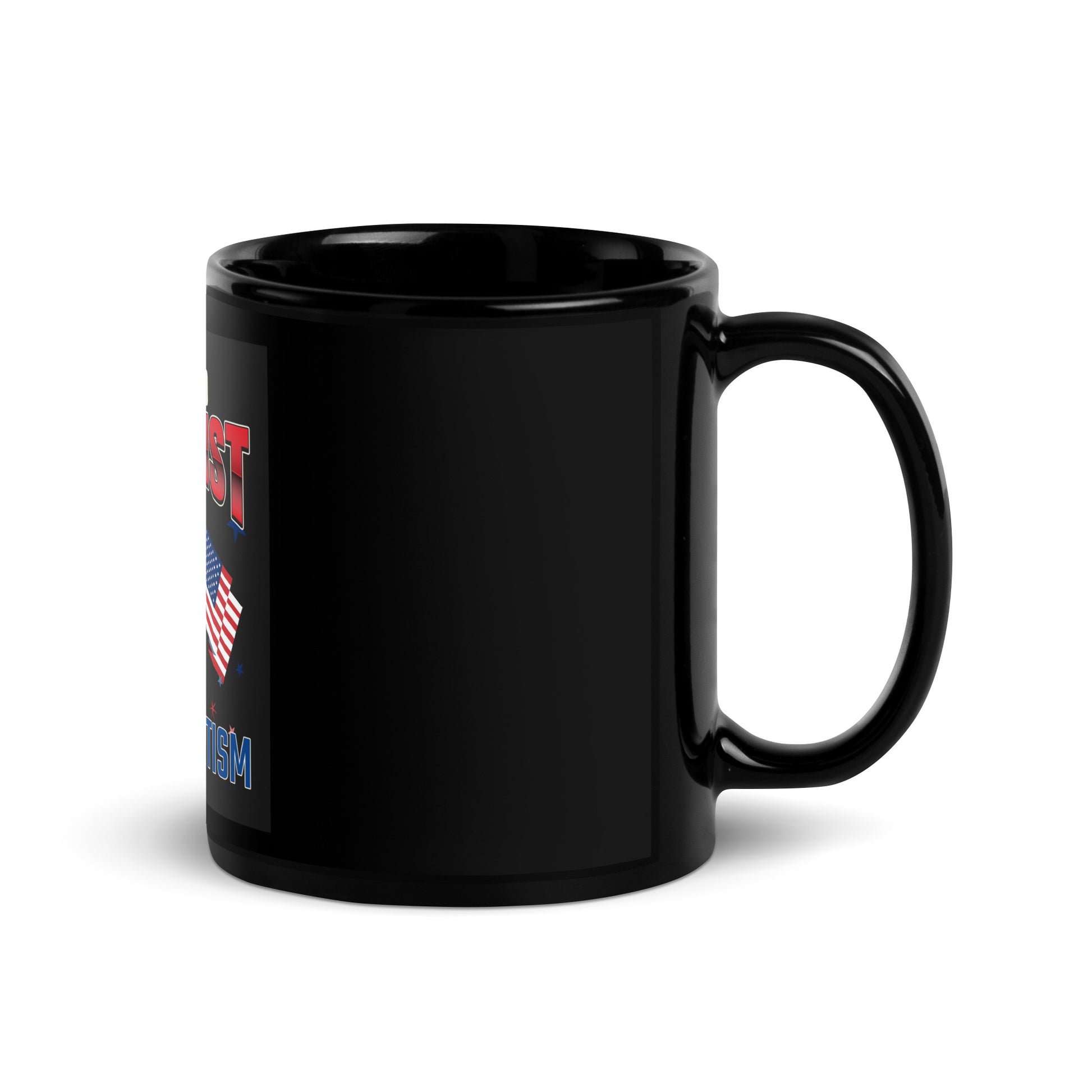 USA Edition | United Against Antisemitism | Black Glossy Mug