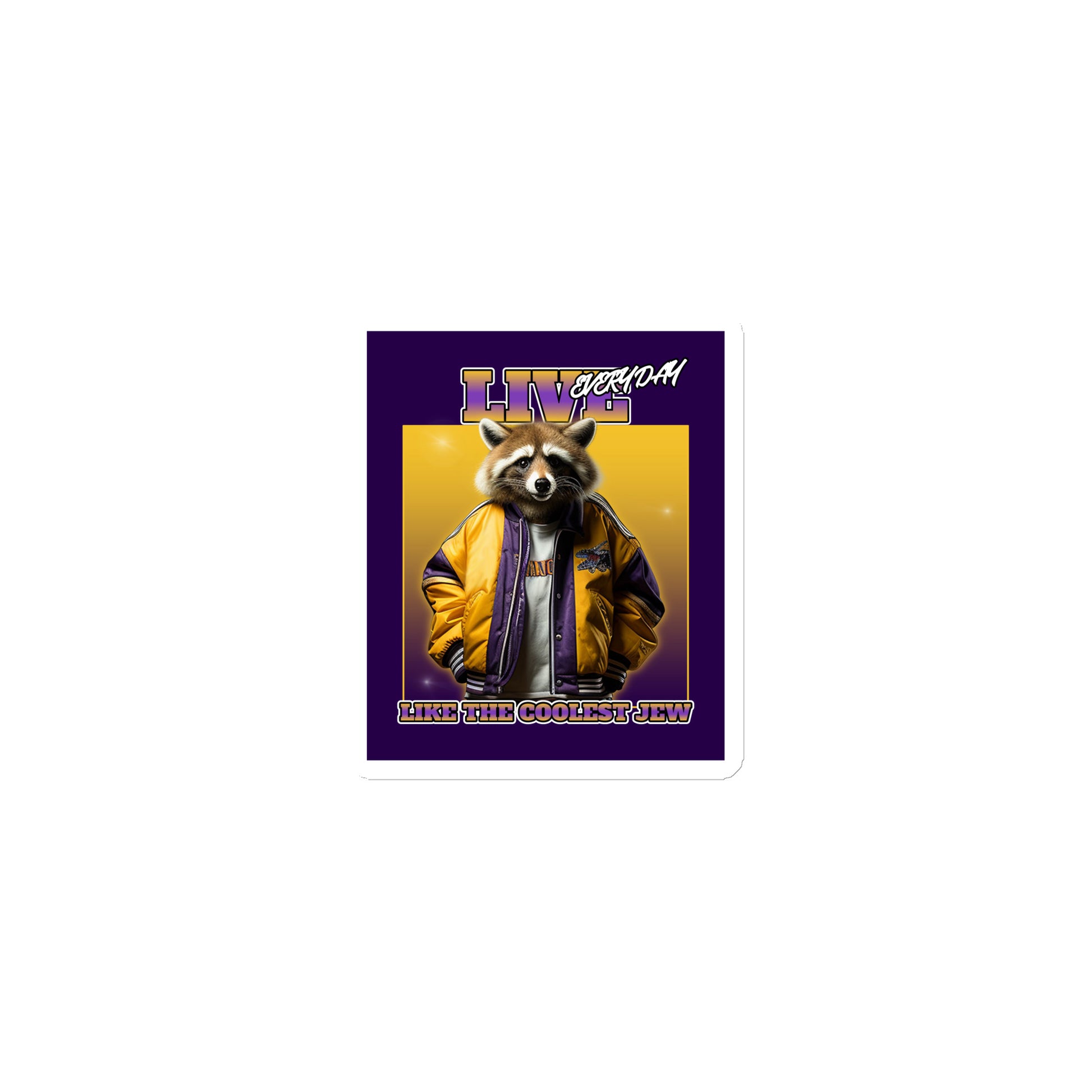 Mr Racoon | Die-Cut Magnet