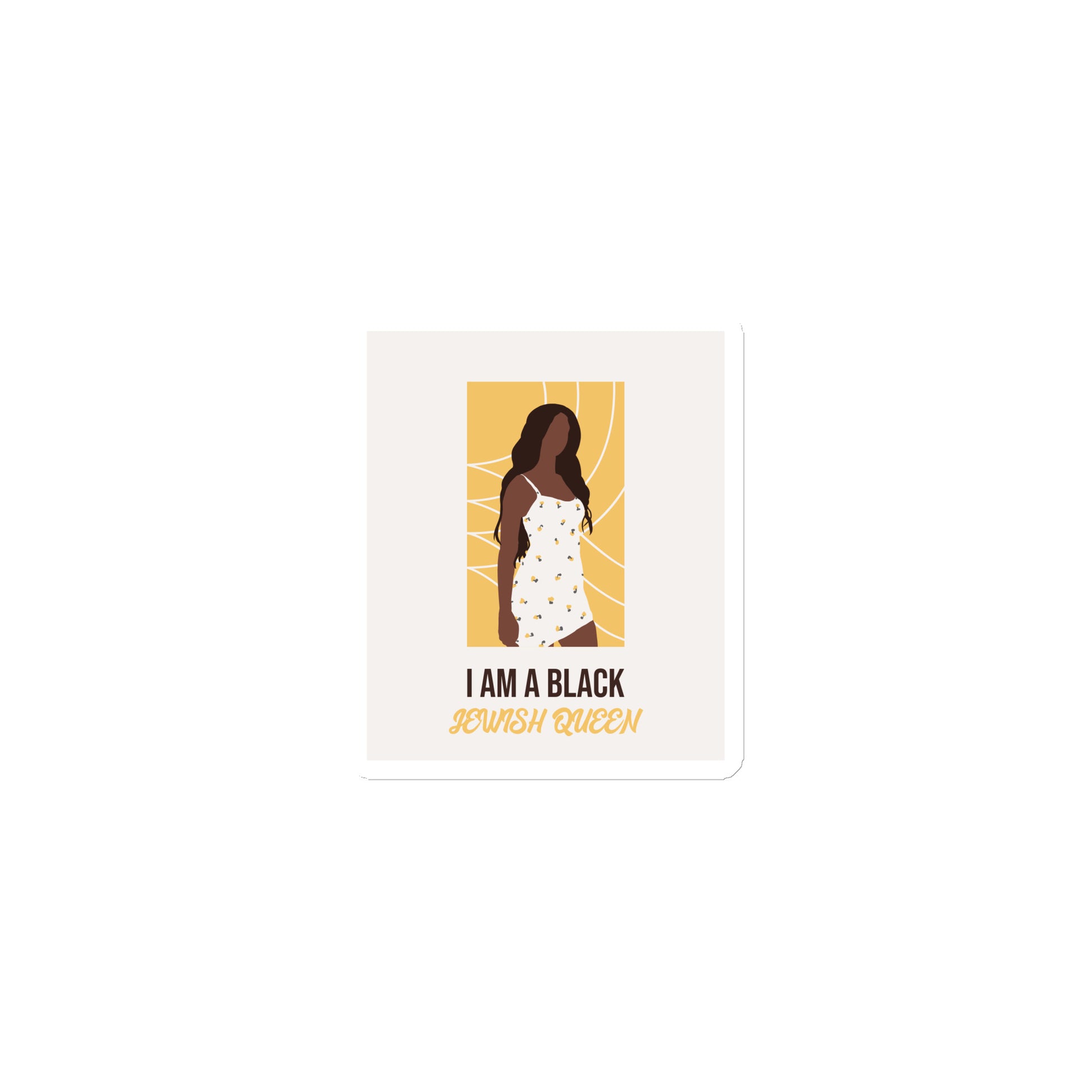 Black & Jewish Love | Die-Cut Magnet