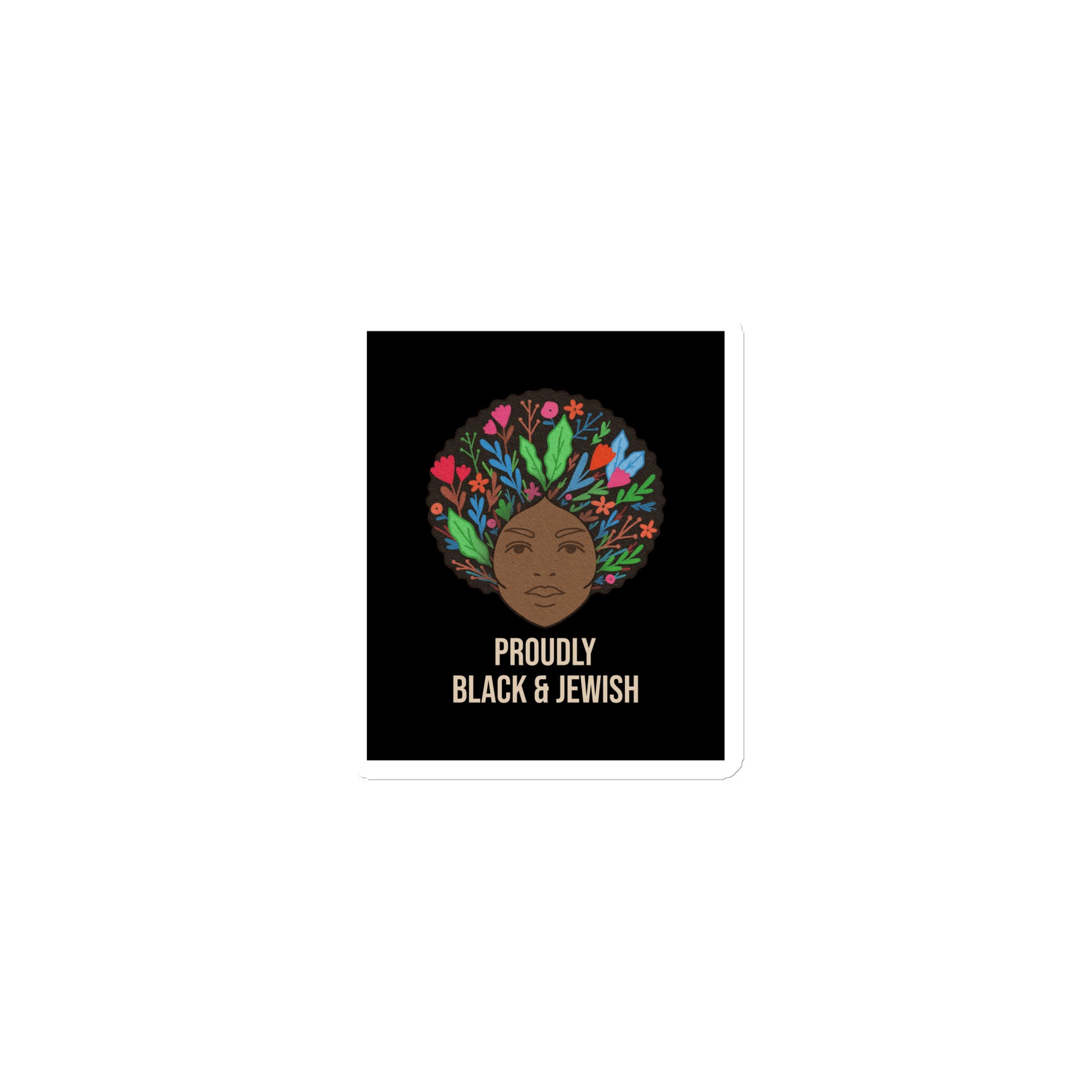 Black & Jewish Love | Die-Cut Magnet