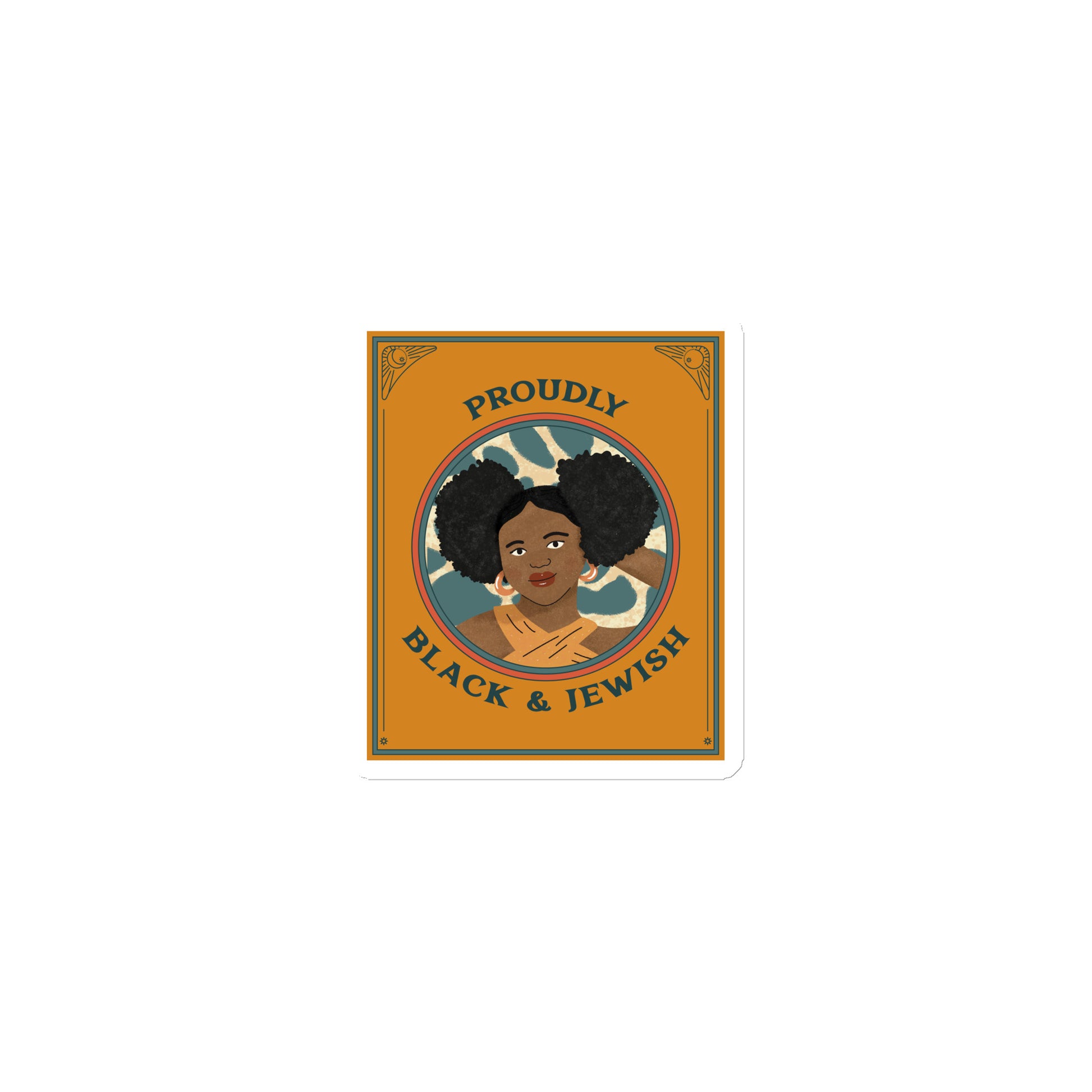 Black & Jewish Love | Die-Cut Magnet
