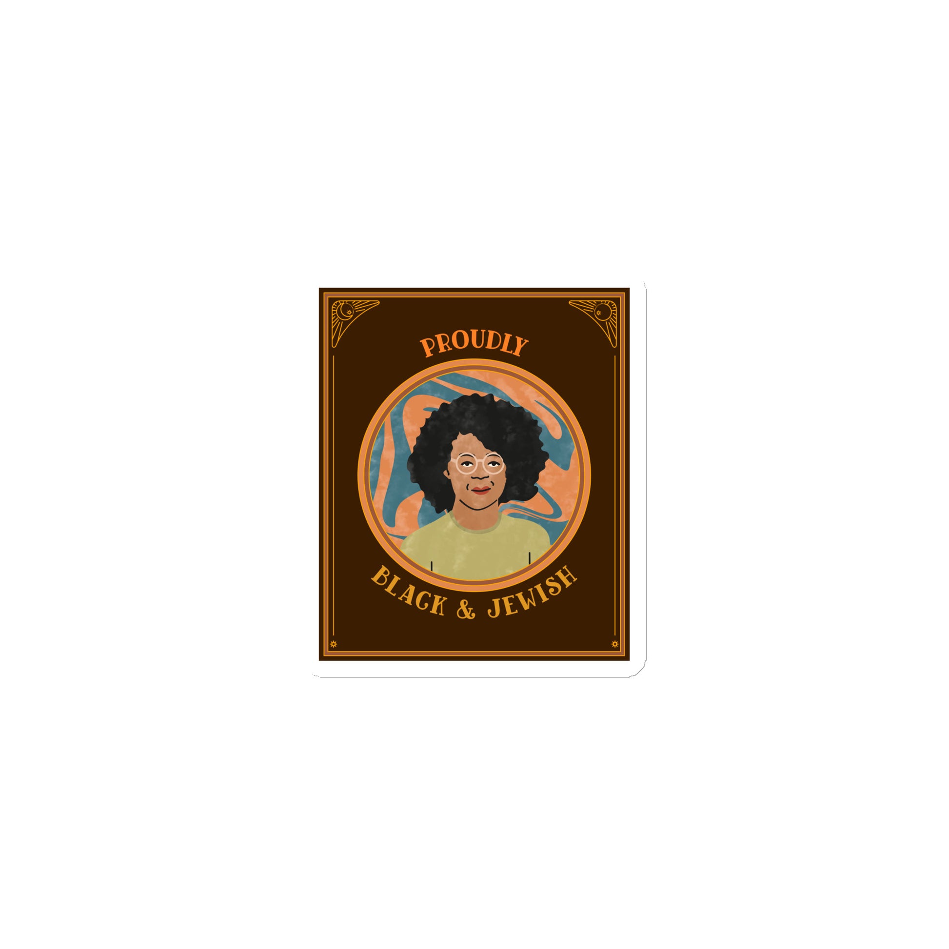 Black & Jewish Love | Die-Cut Magnet