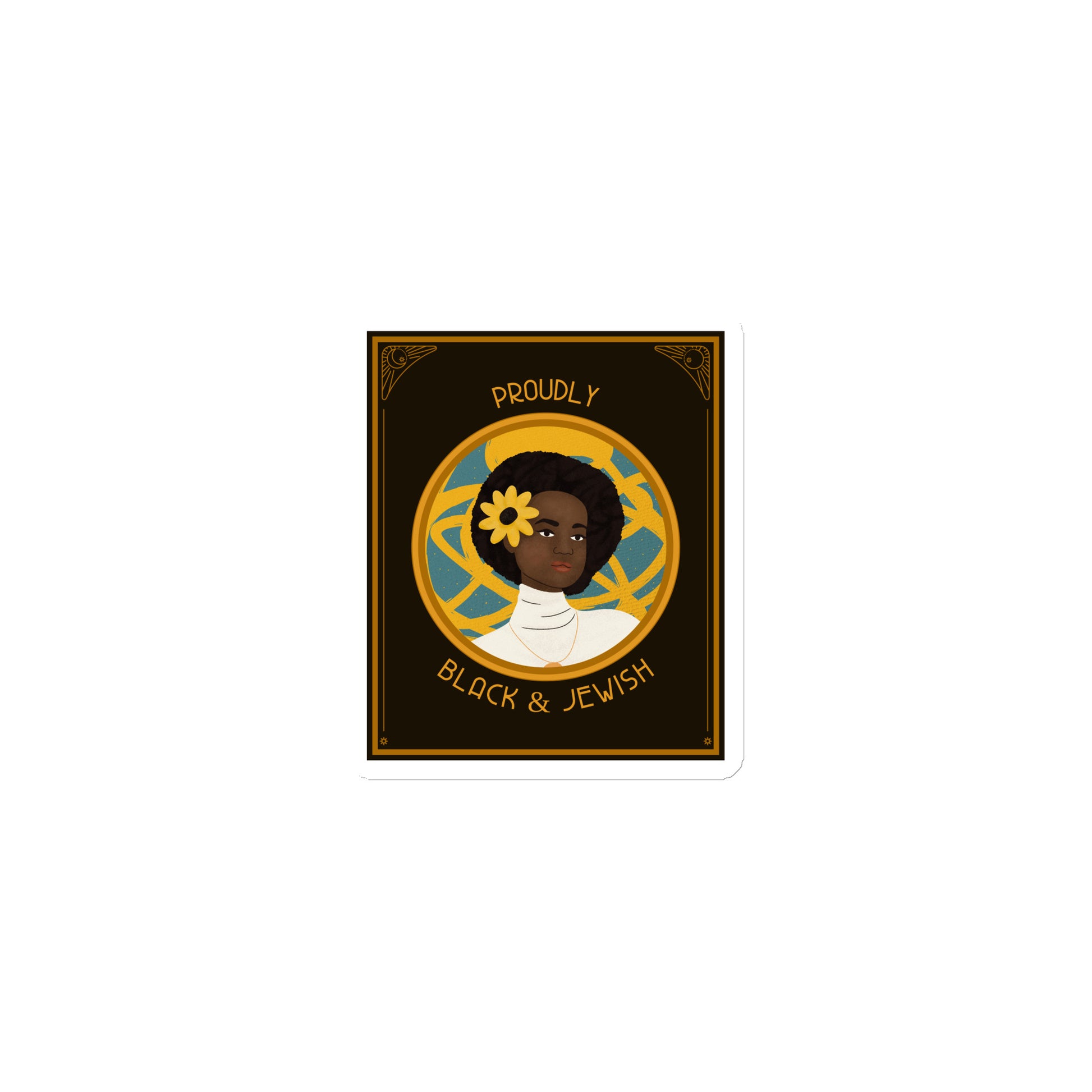 Black & Jewish Love | Die-Cut Magnet