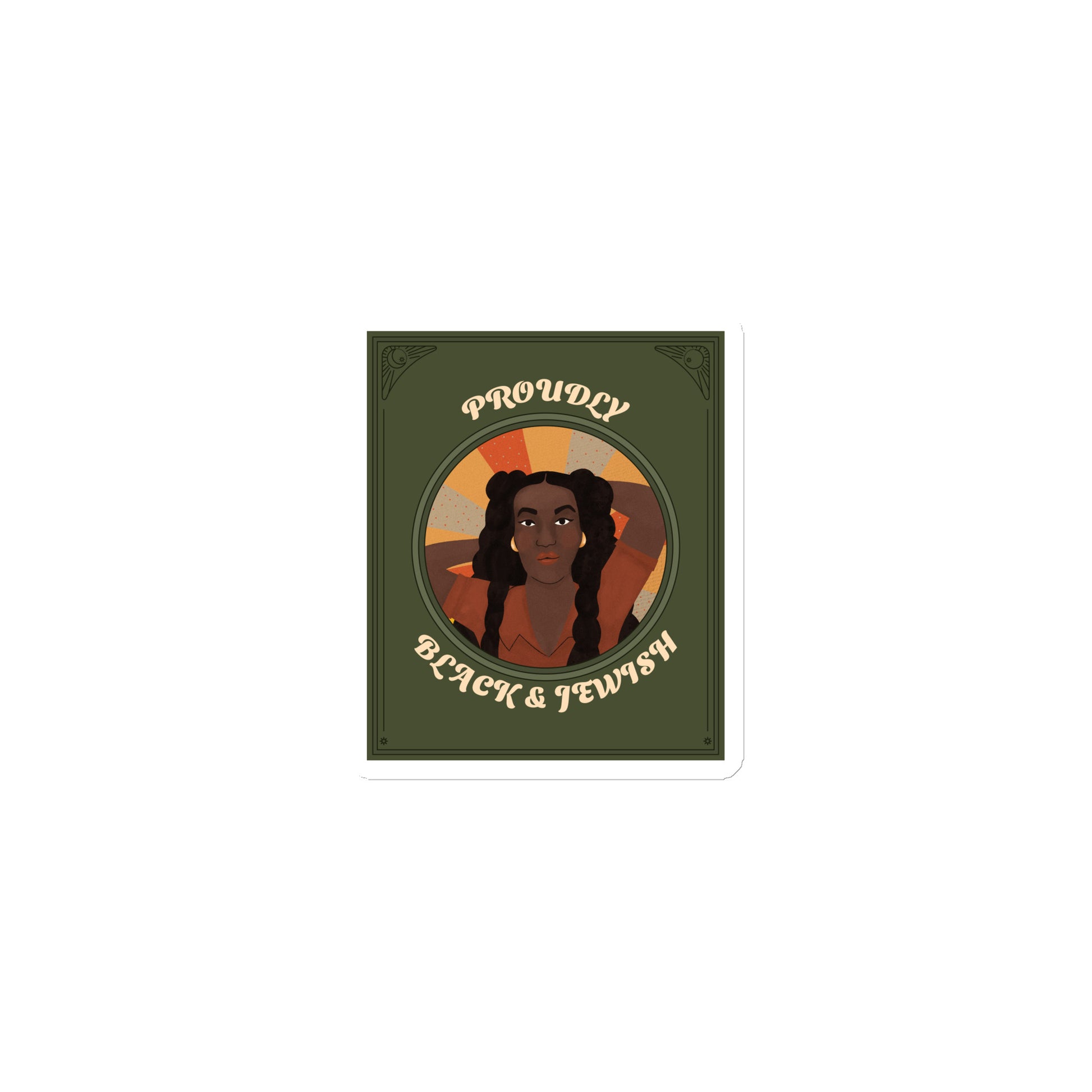 Black & Jewish Love | Die-Cut Magnet