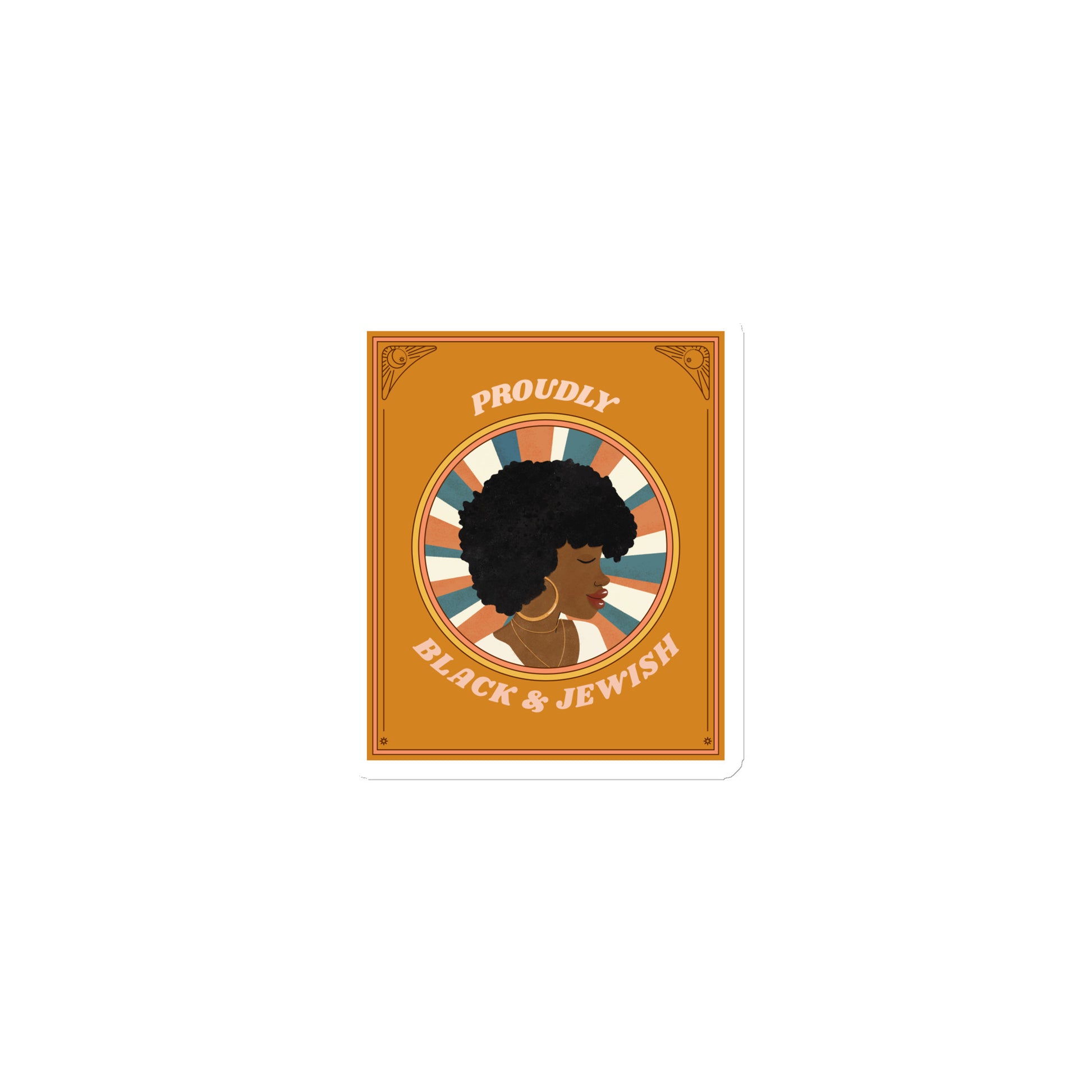 Black & Jewish Love | Die-Cut Magnet