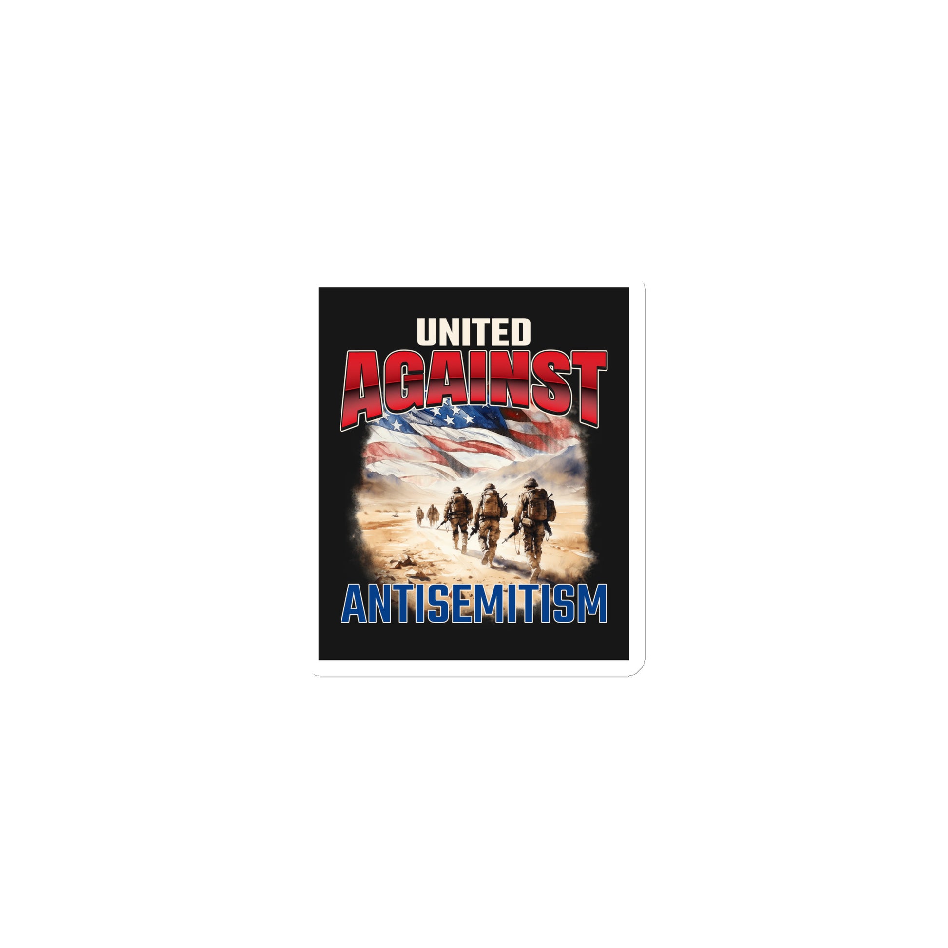 USA Edition | United Against Antisemitism | Die-Cut Magnet