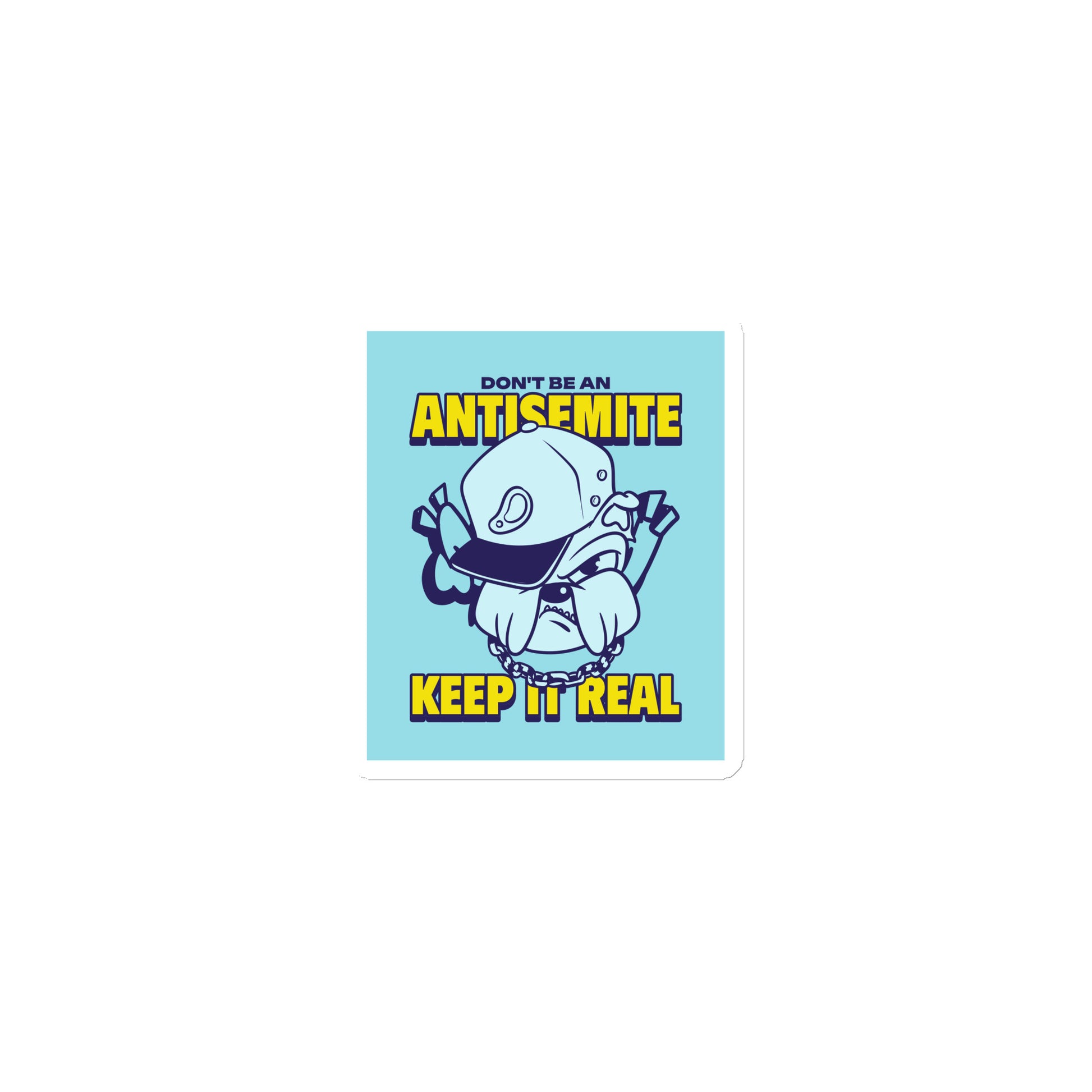 Streetart Graffiti Cartoon | Antisemitism | Die-Cut Magnet
