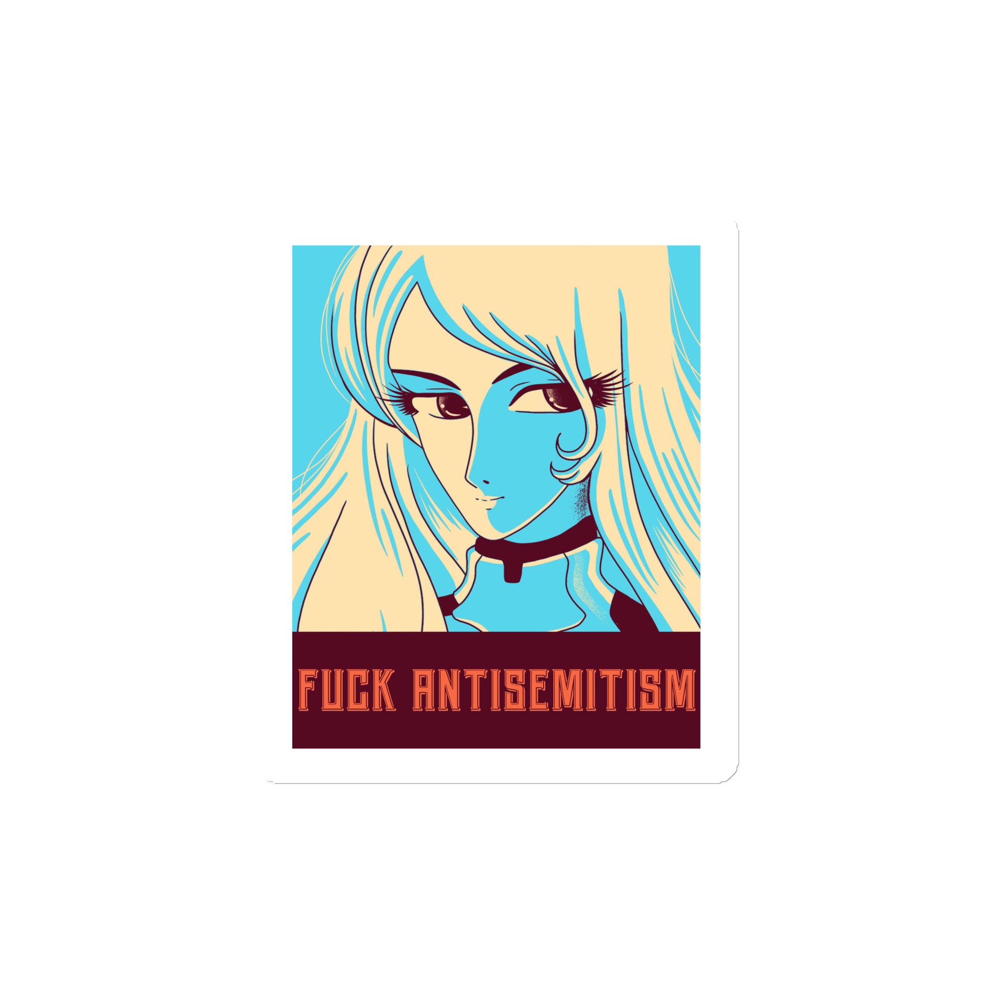 Anime Hero | Antisemitism | Die-Cut Magnet