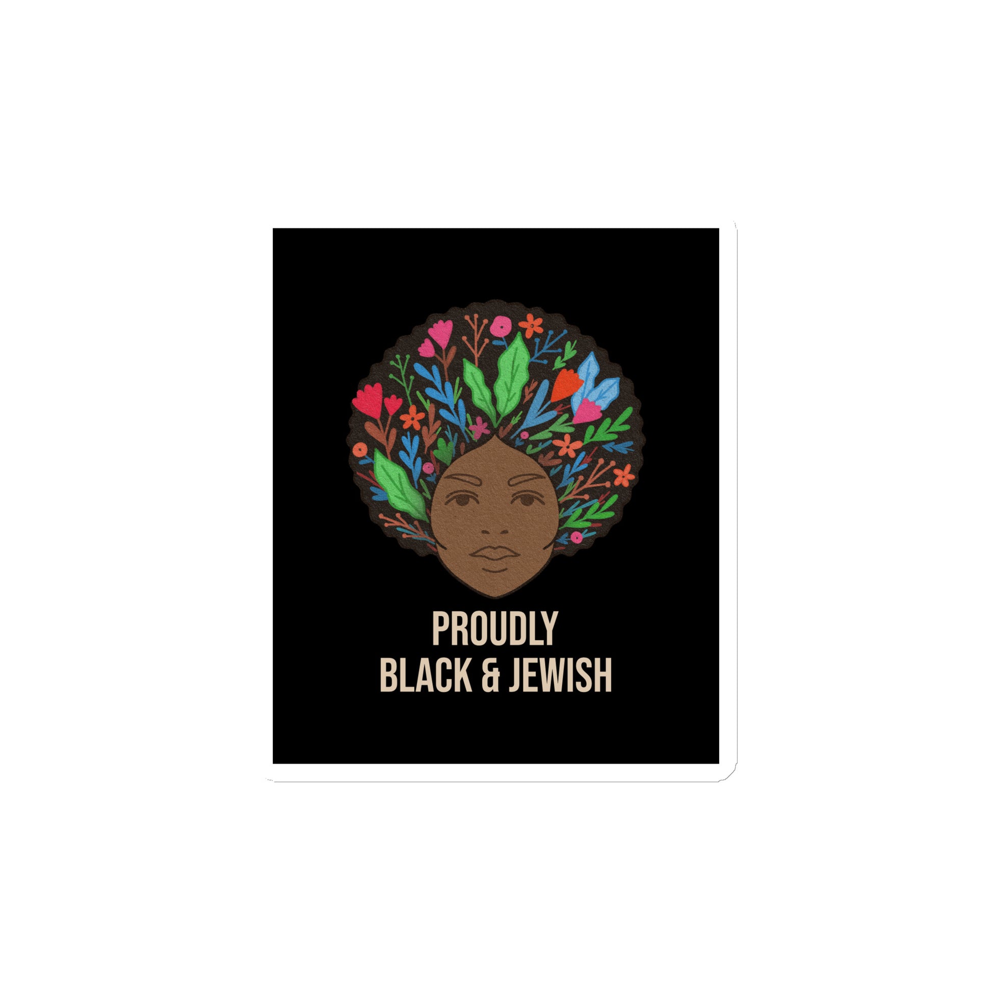 Black & Jewish Love | Die-Cut Magnet