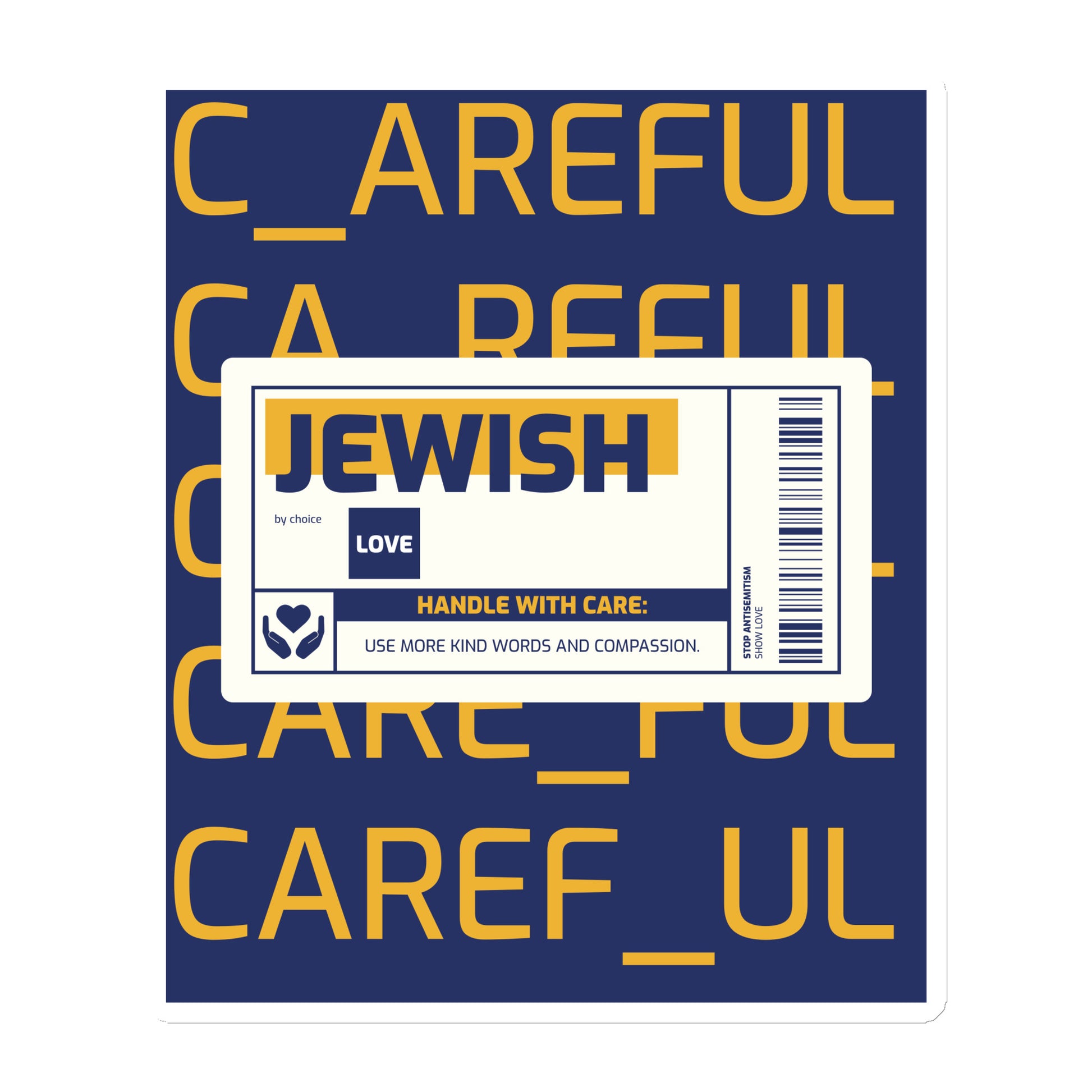 All In For Jews | Die-Cut Magnets