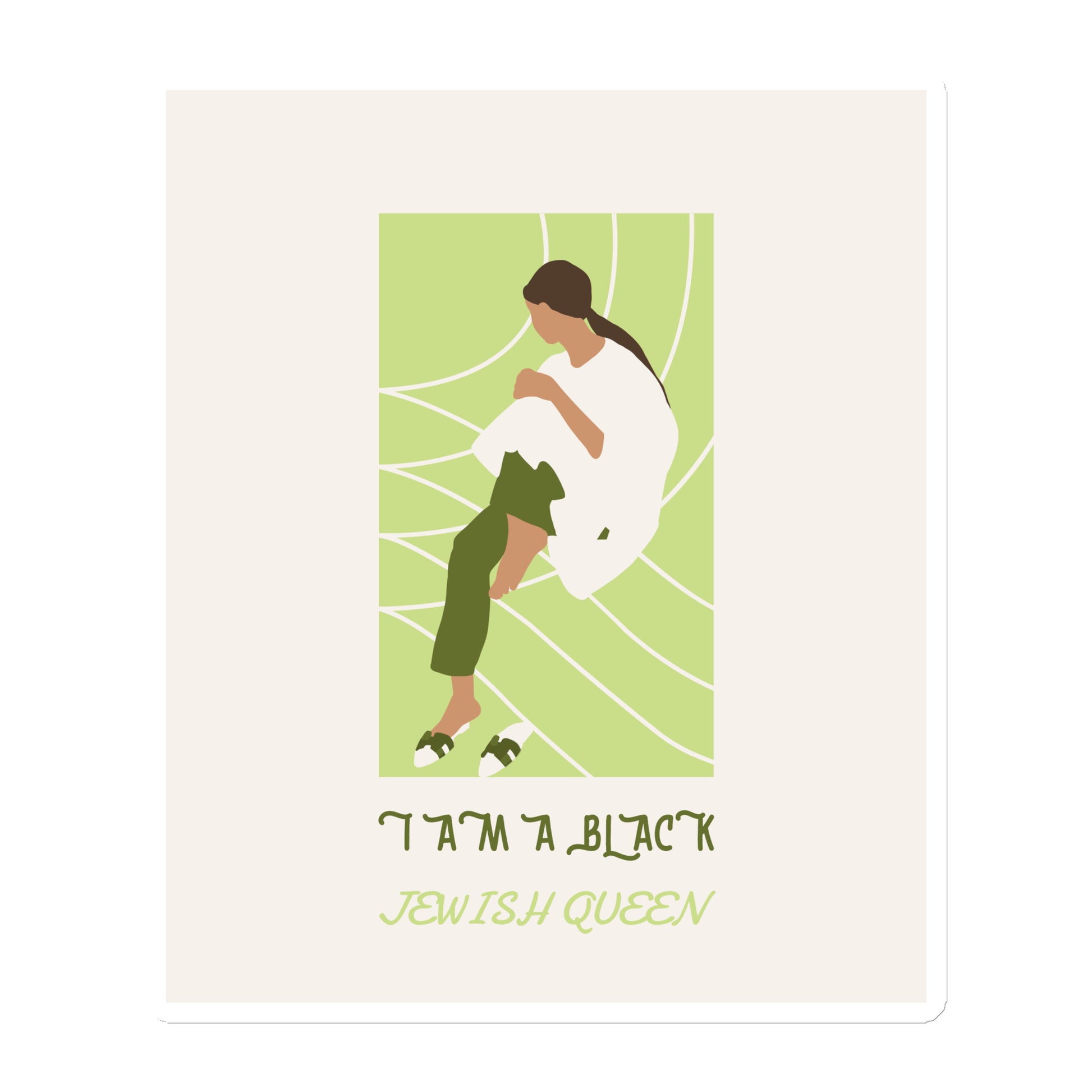 Black & Jewish Love | Die-Cut Magnet
