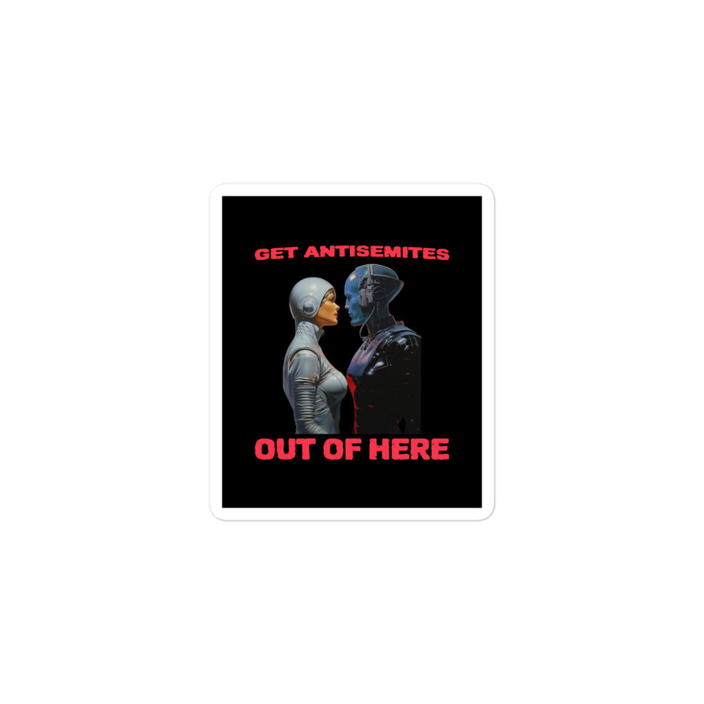 Get Alien Out | Antisemitism | Kiss Cut Sticker