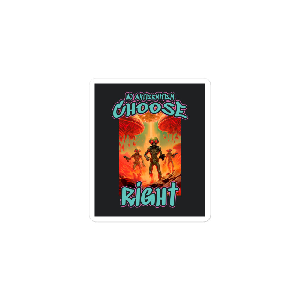 Choose Right | Antisemitism | Kiss Cut Sticker