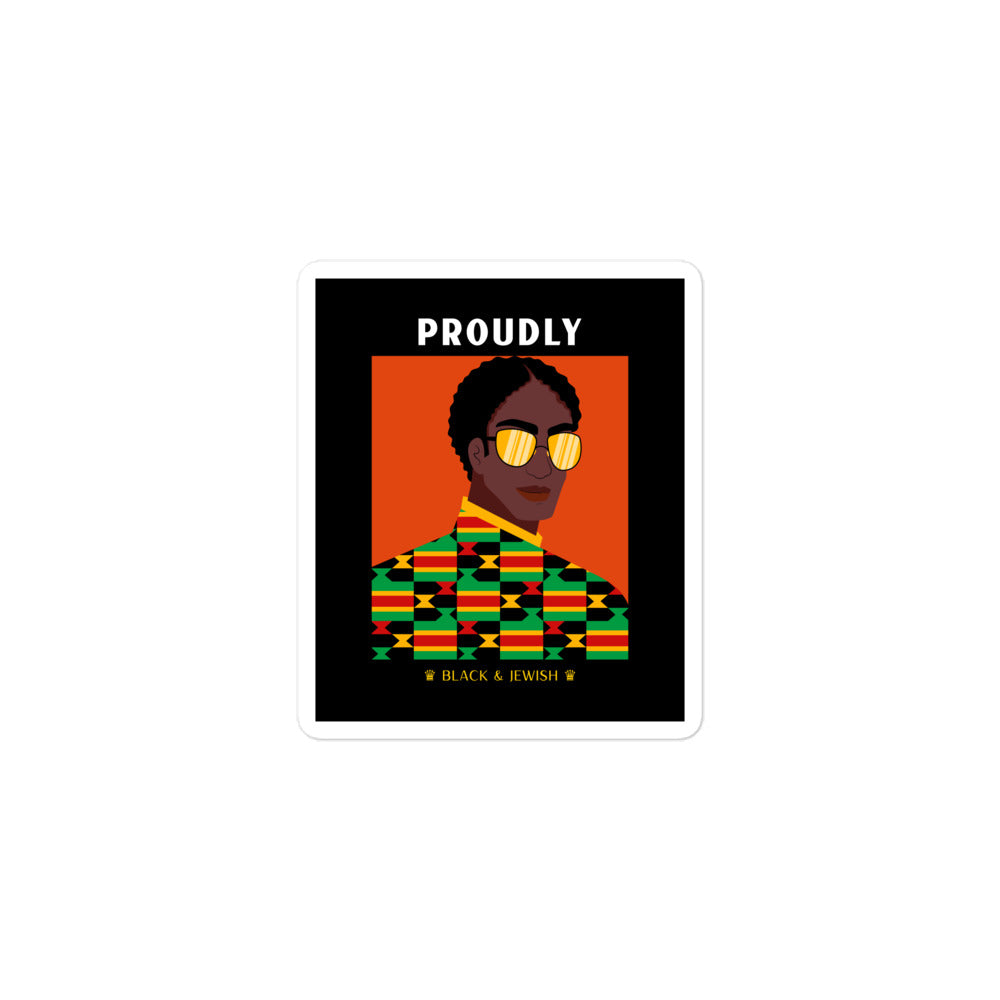 Black & Jewish Love | Kiss Cut Sticker