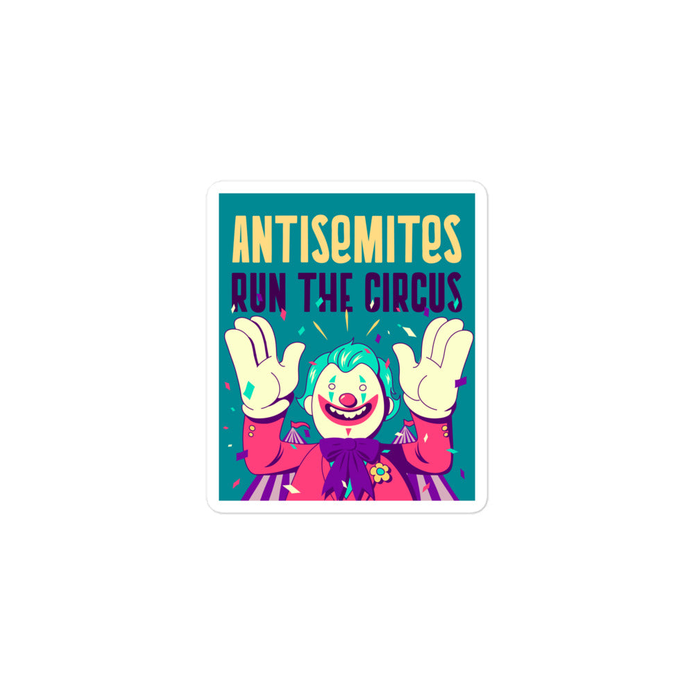 Antisemitic Clowns | Kiss Cut Sticker