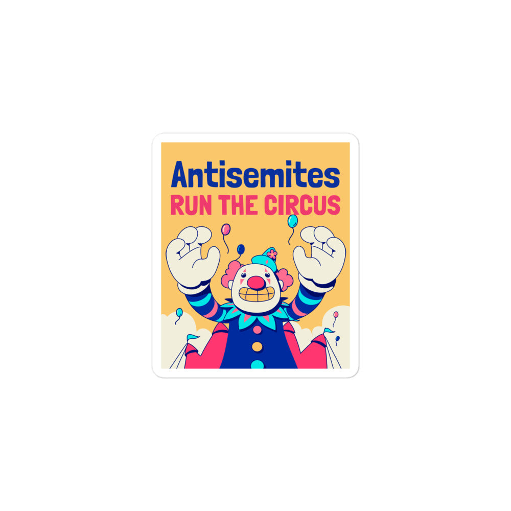 Antisemitic Clowns | Kiss Cut Sticker