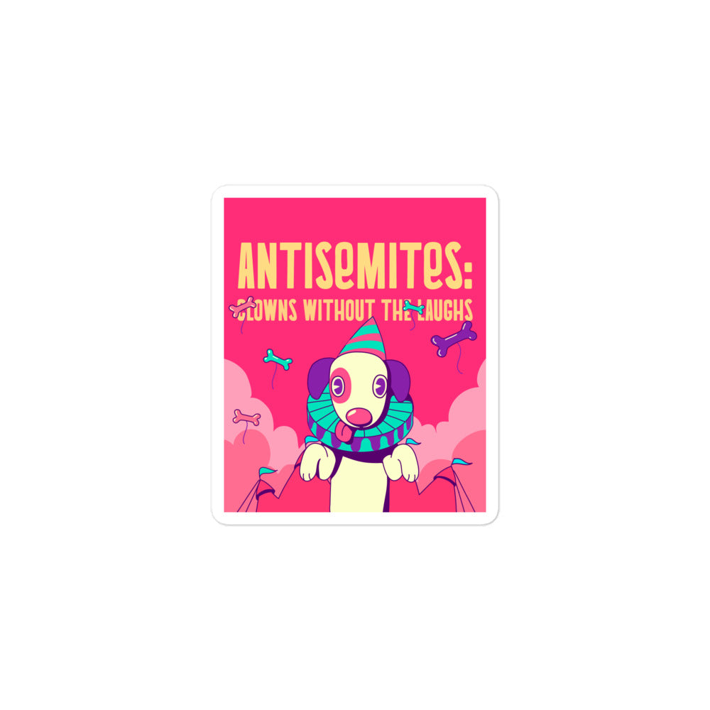 Antisemitic Clowns | Kiss Cut Sticker