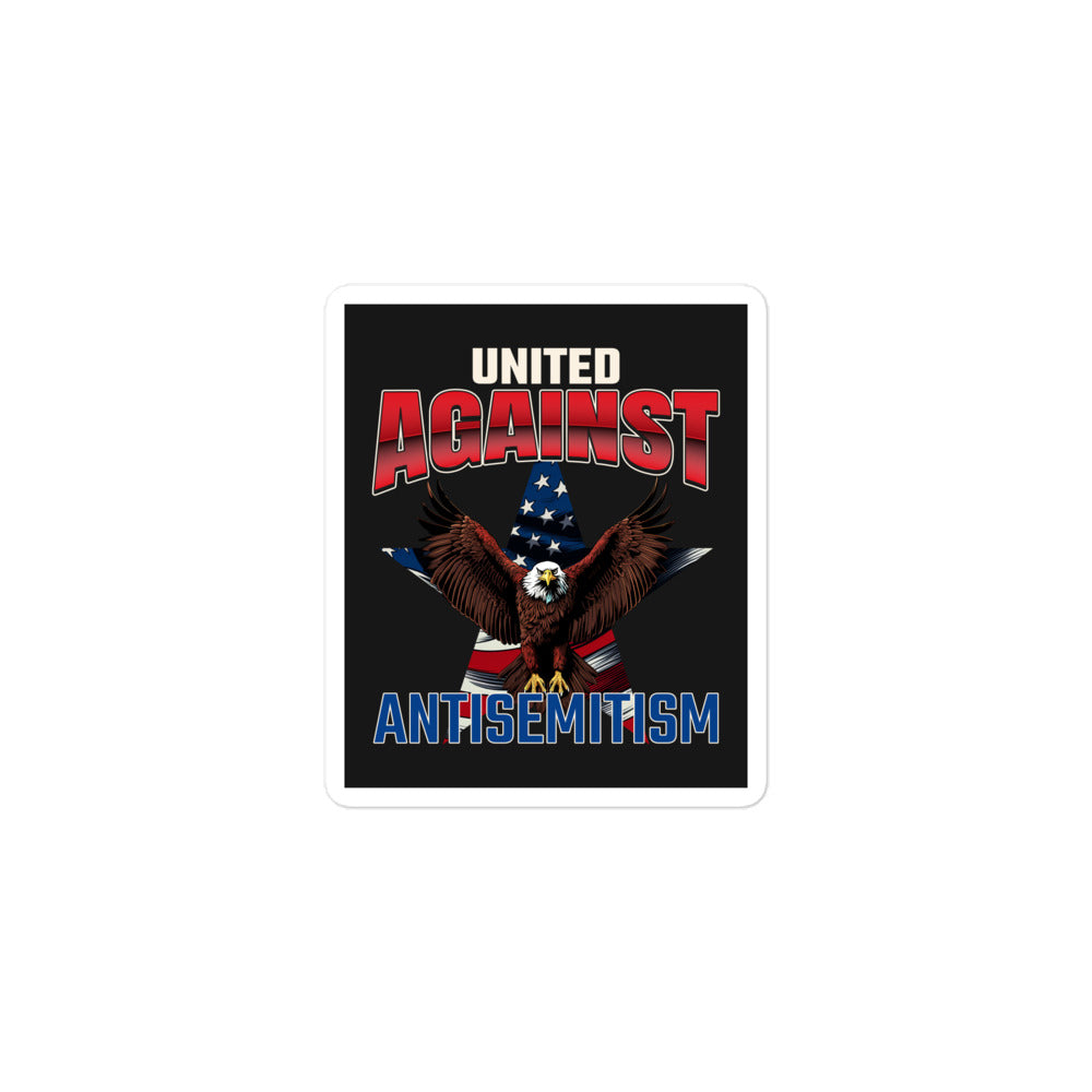 USA Edition | United Against Antisemitism | Kiss Cut Sticker